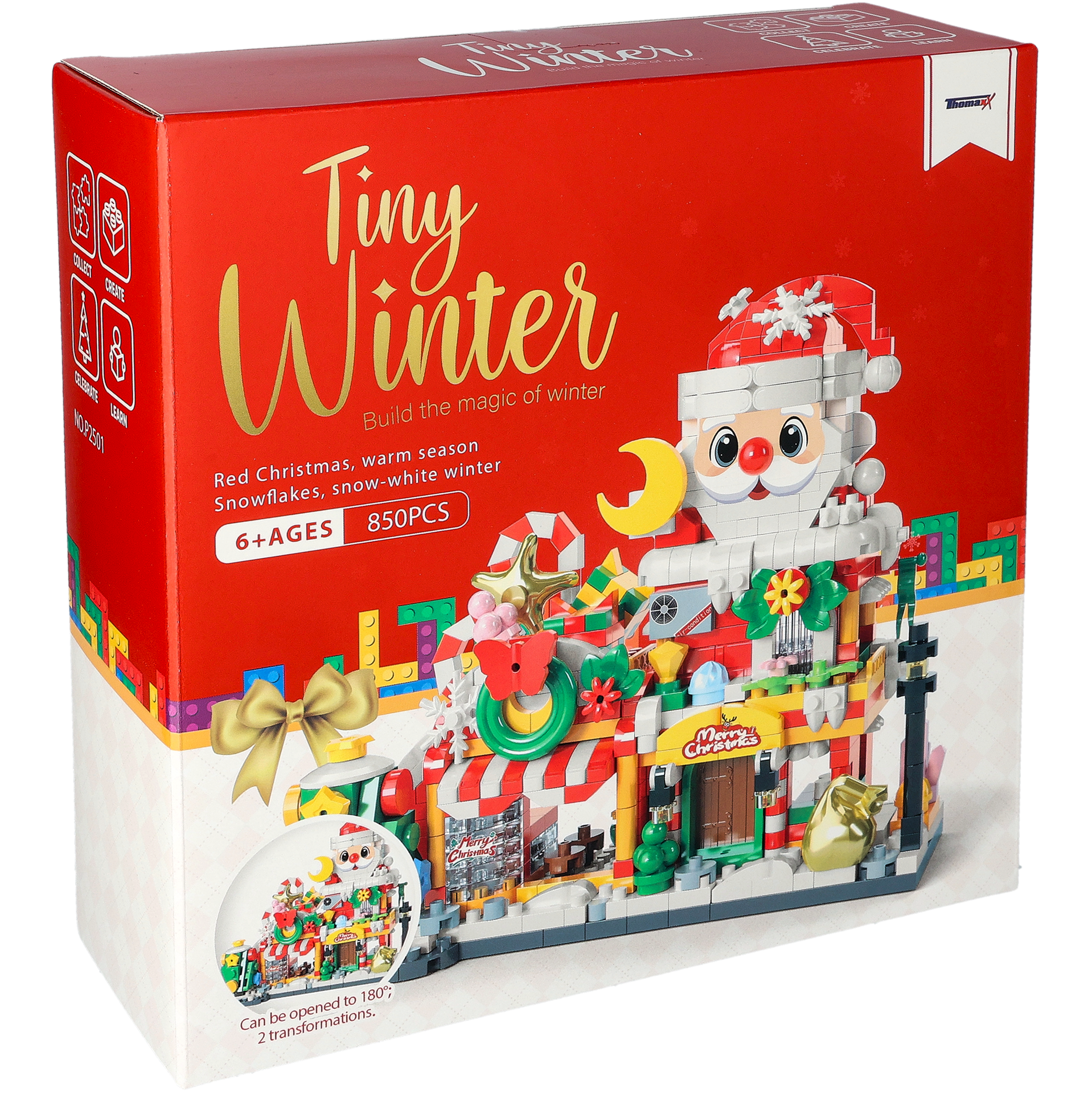 Tiny Winter Santa gift shop
