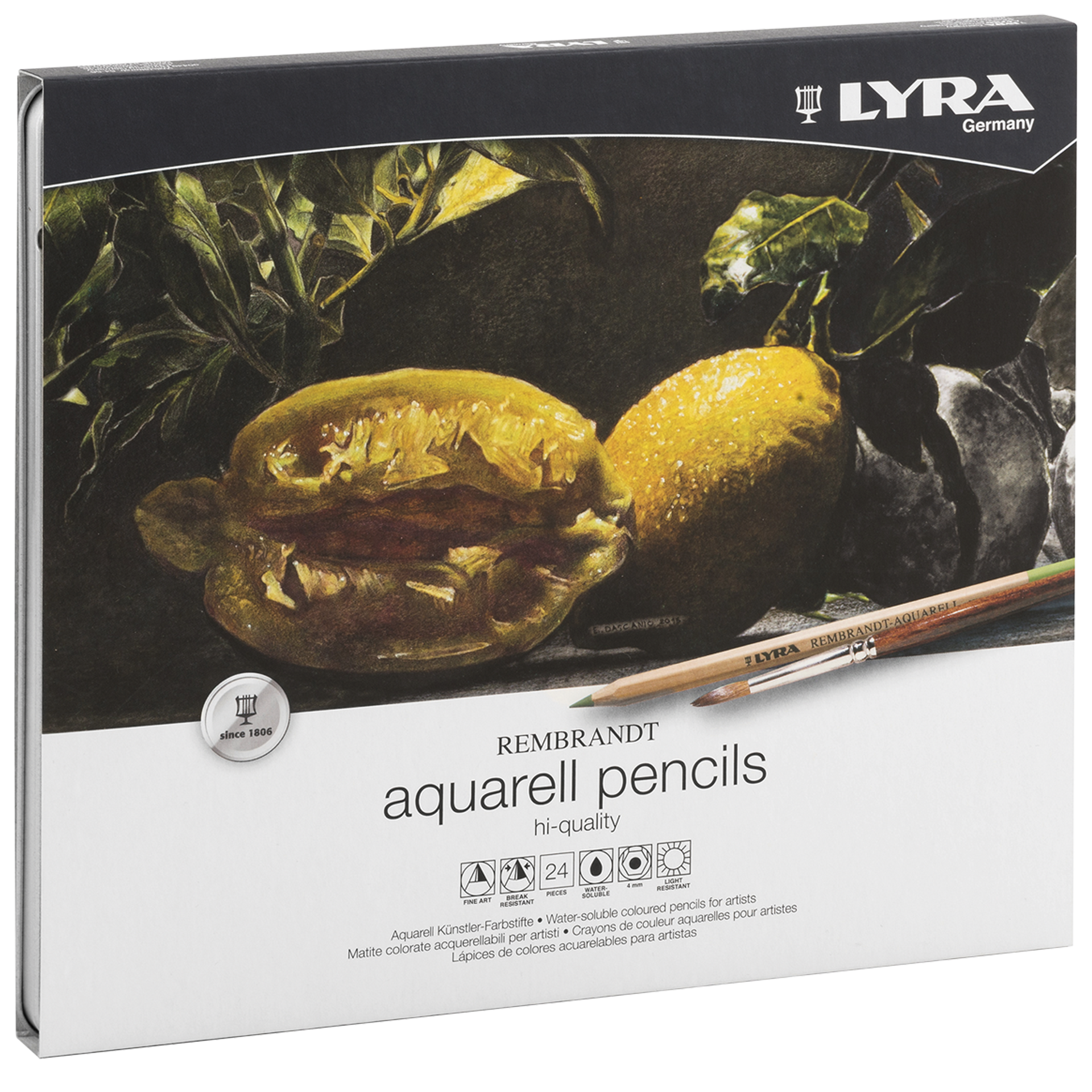 Rembrandt Aquarell, 24 st