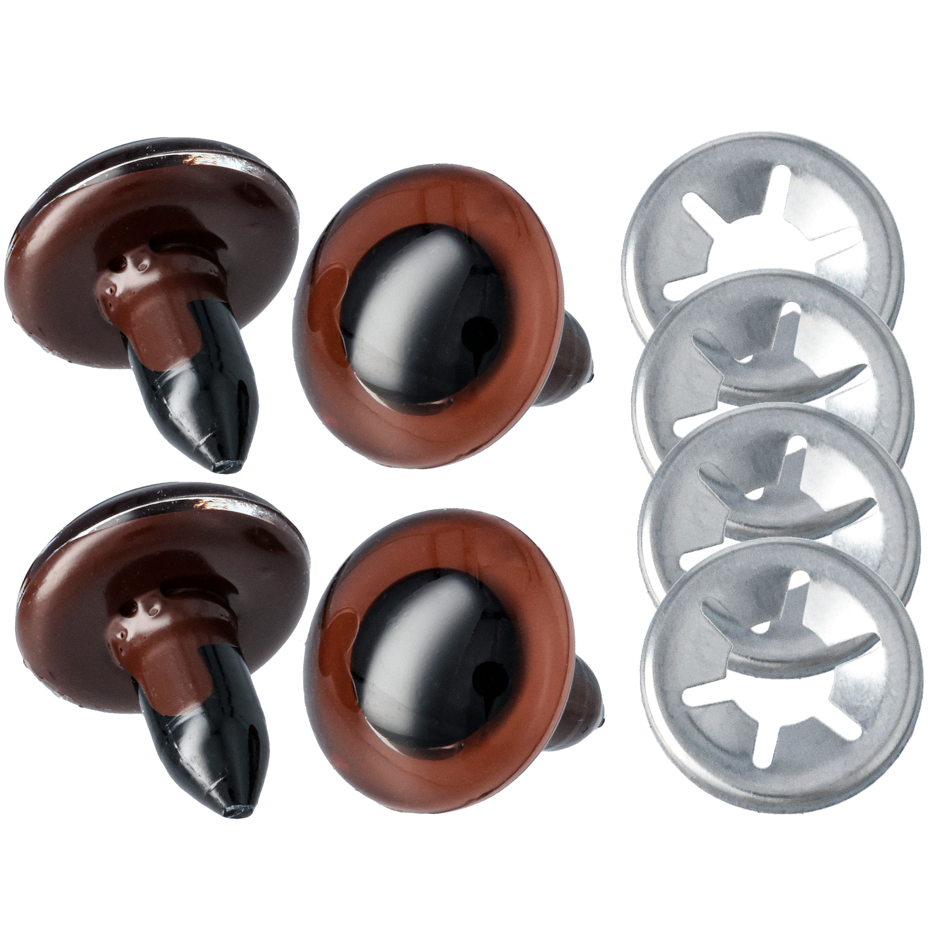 Säkerhetsögon, brun