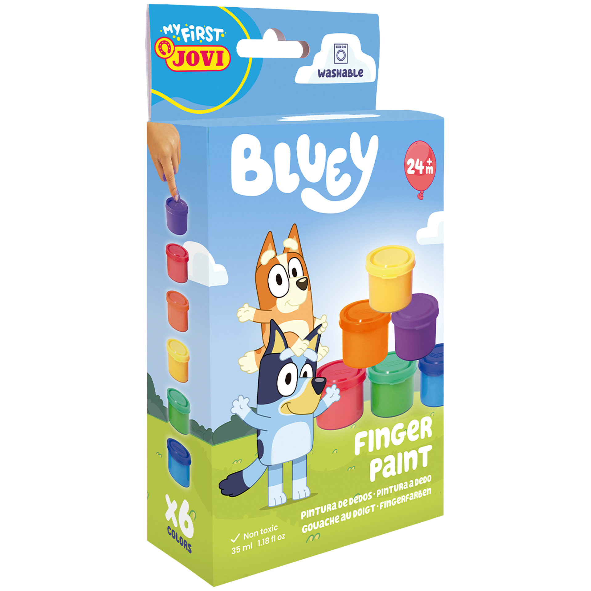 Bluey my first finger paint