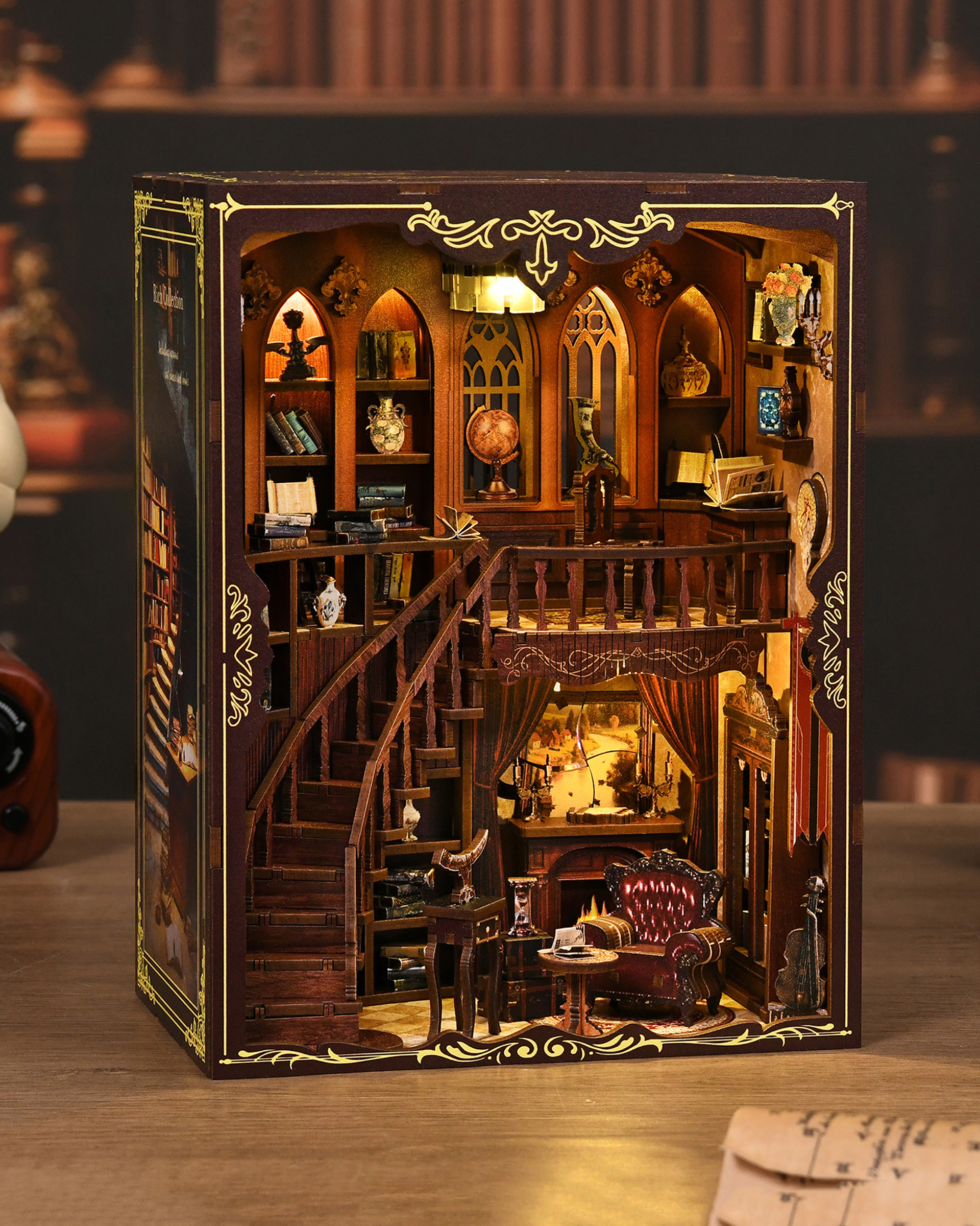 DIY Book Nook Ancient Library