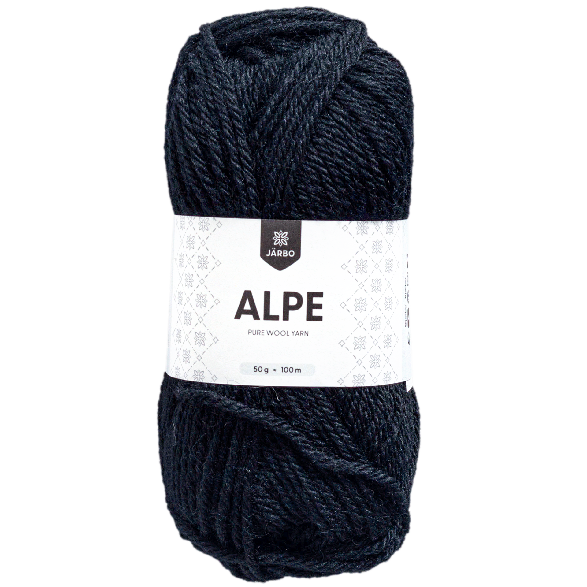 Järbo Alpe ullgarn, svart