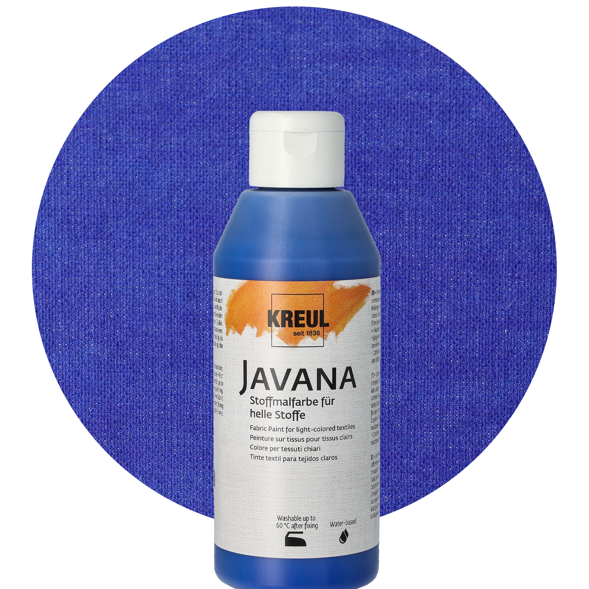 Textilfärg för ljusa tyger, blå