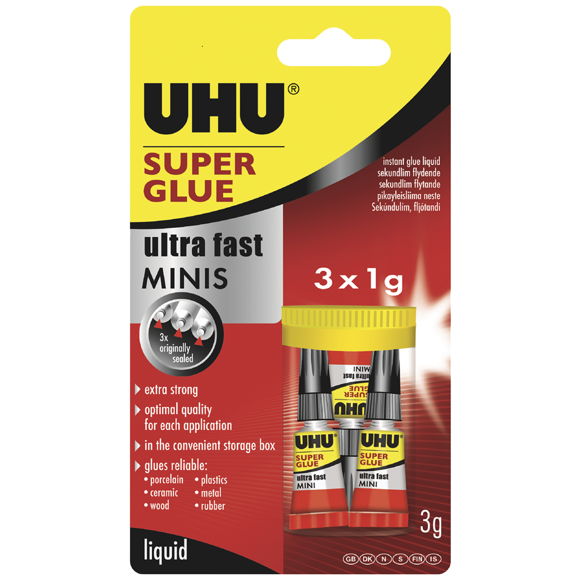 Hurtiglim UHU Super minis