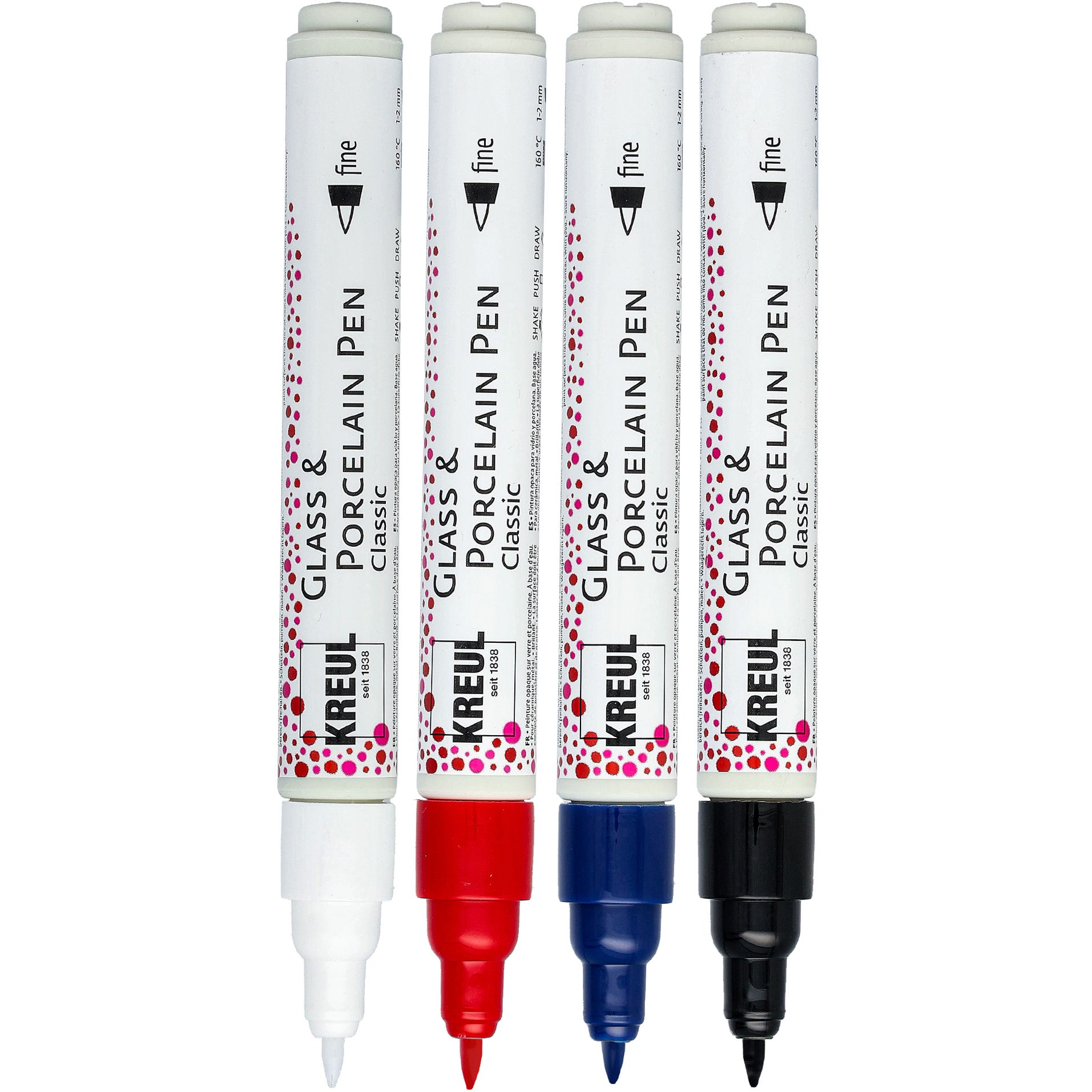 Lasi- ja posliinikynäsetti