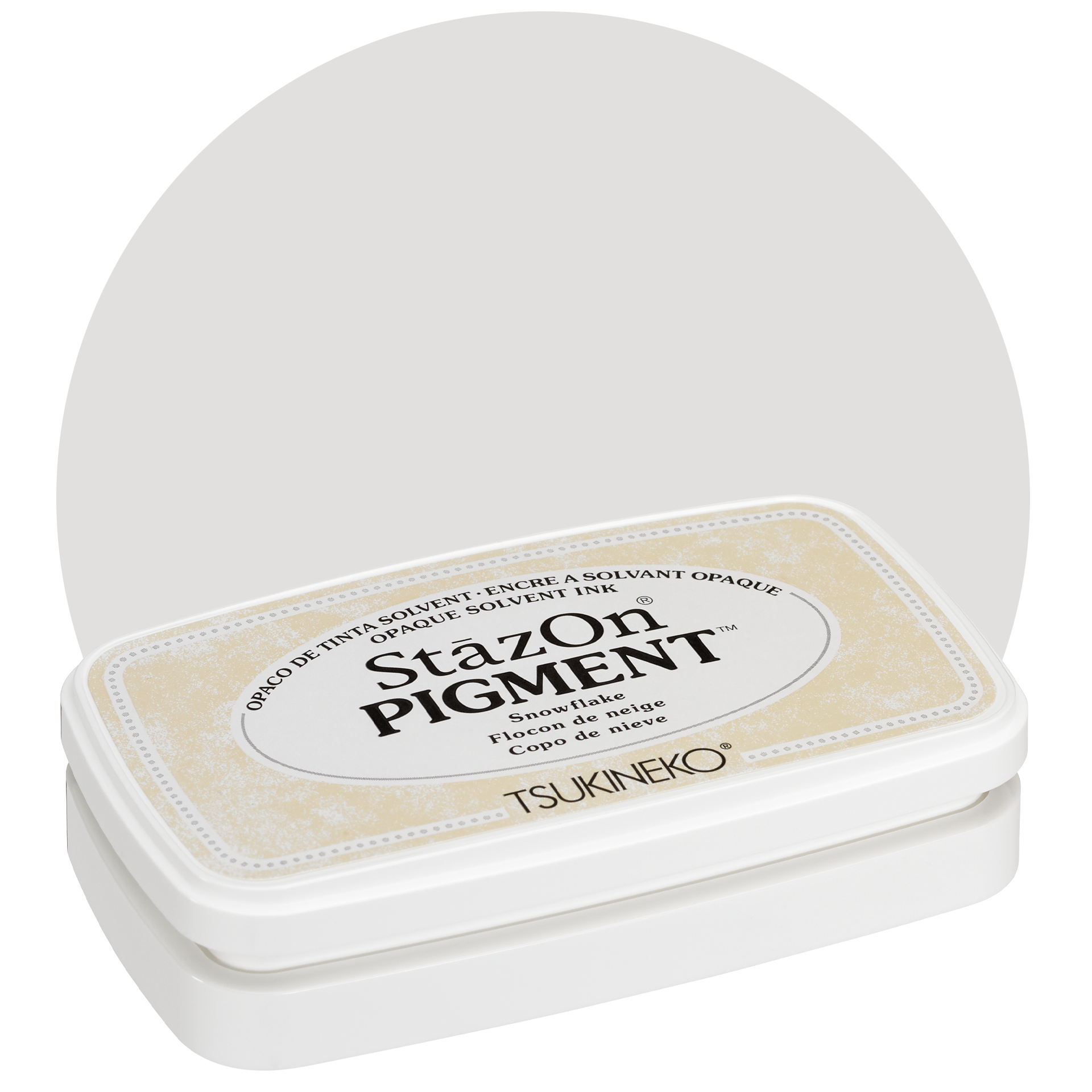 Stämpeldyna StazOn pigment, snowflake