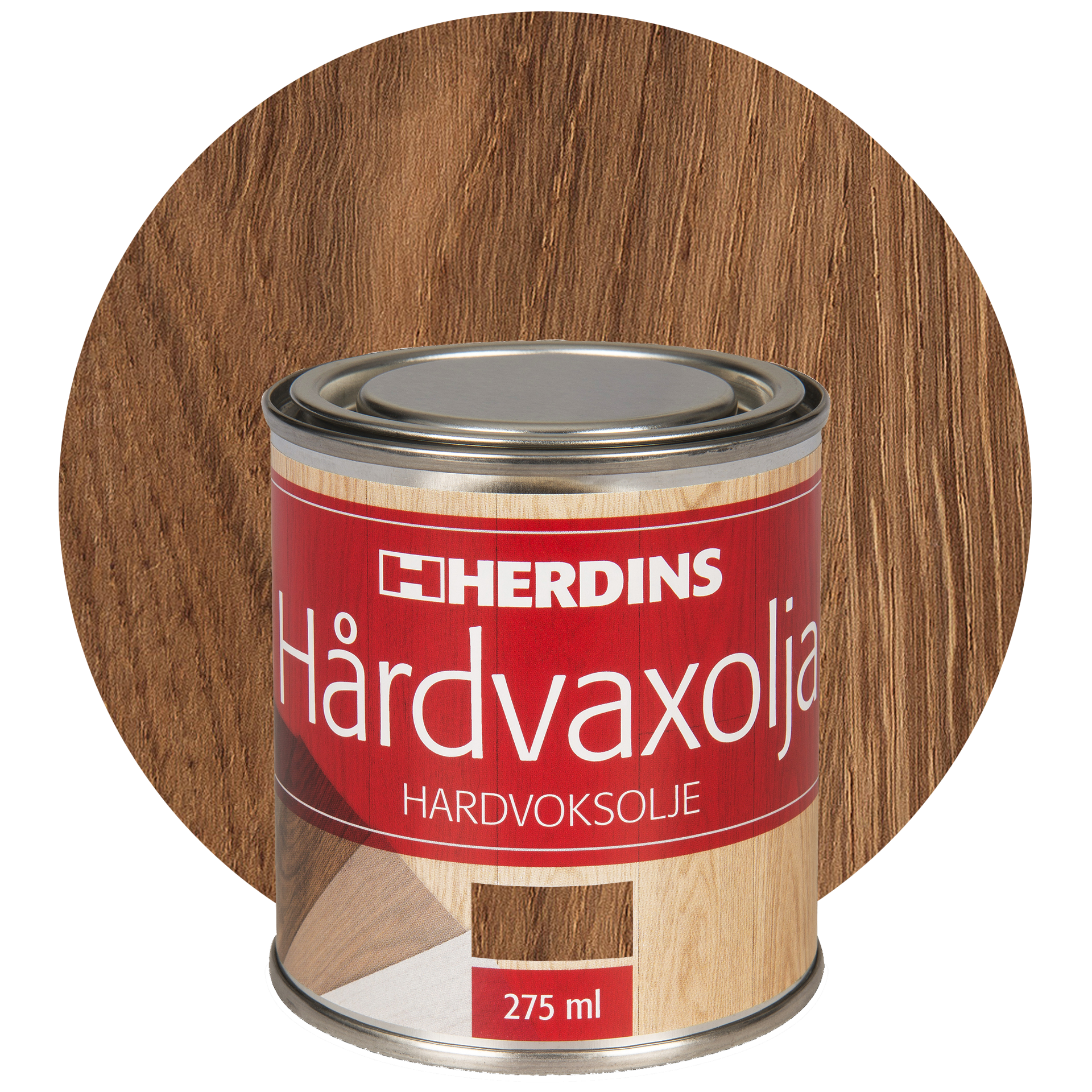 Herdins Hårdvaxolja pigmenterad, rökt ek