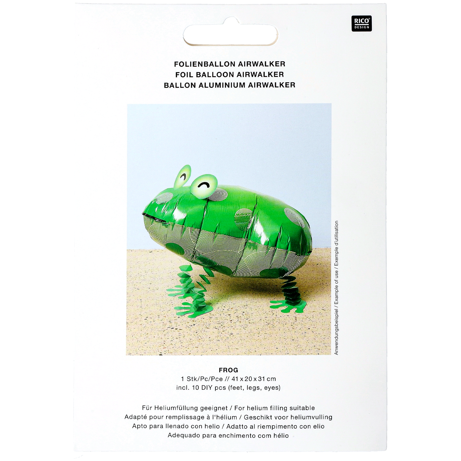 Airwalker ballong, Groda