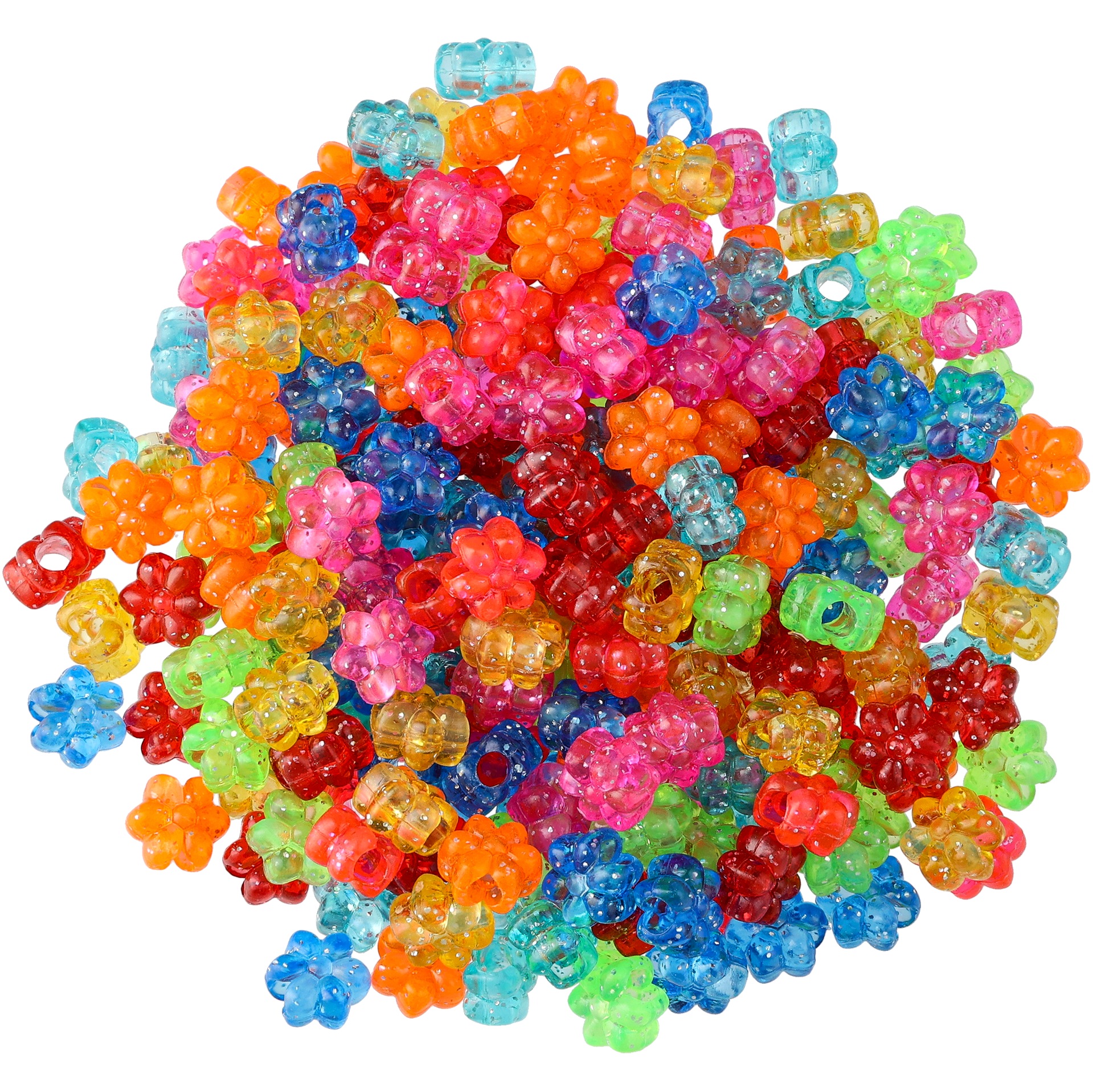 Plastperler Blomster