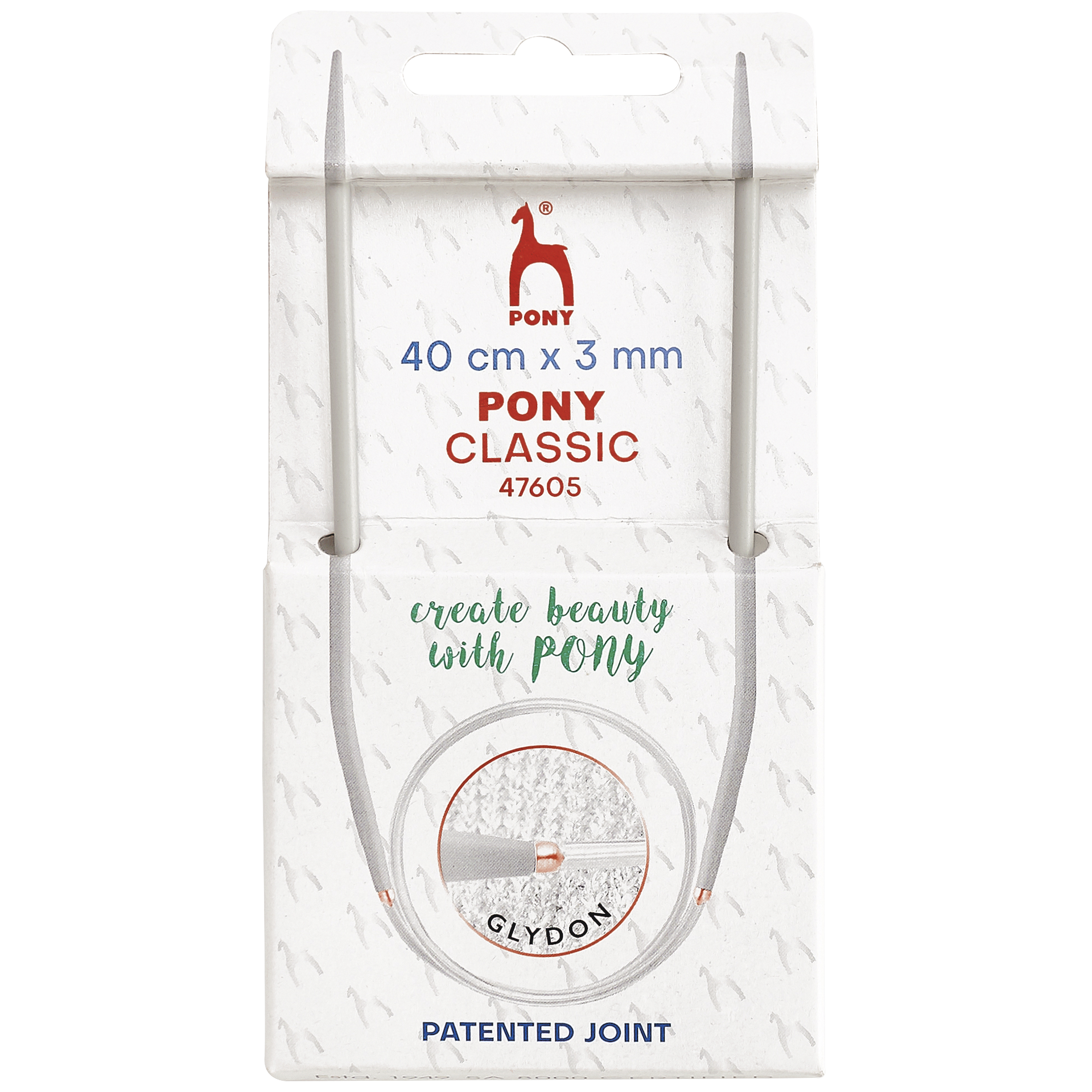 Pony Rundpinde, 3 mm