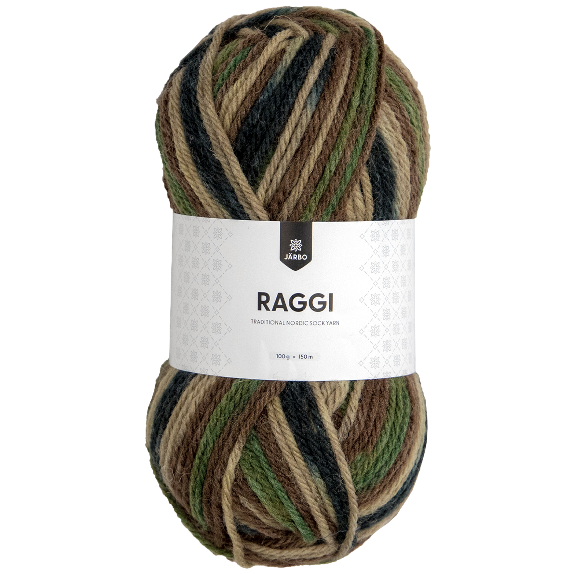 Raggi, sockgarn, kamouflagefärger