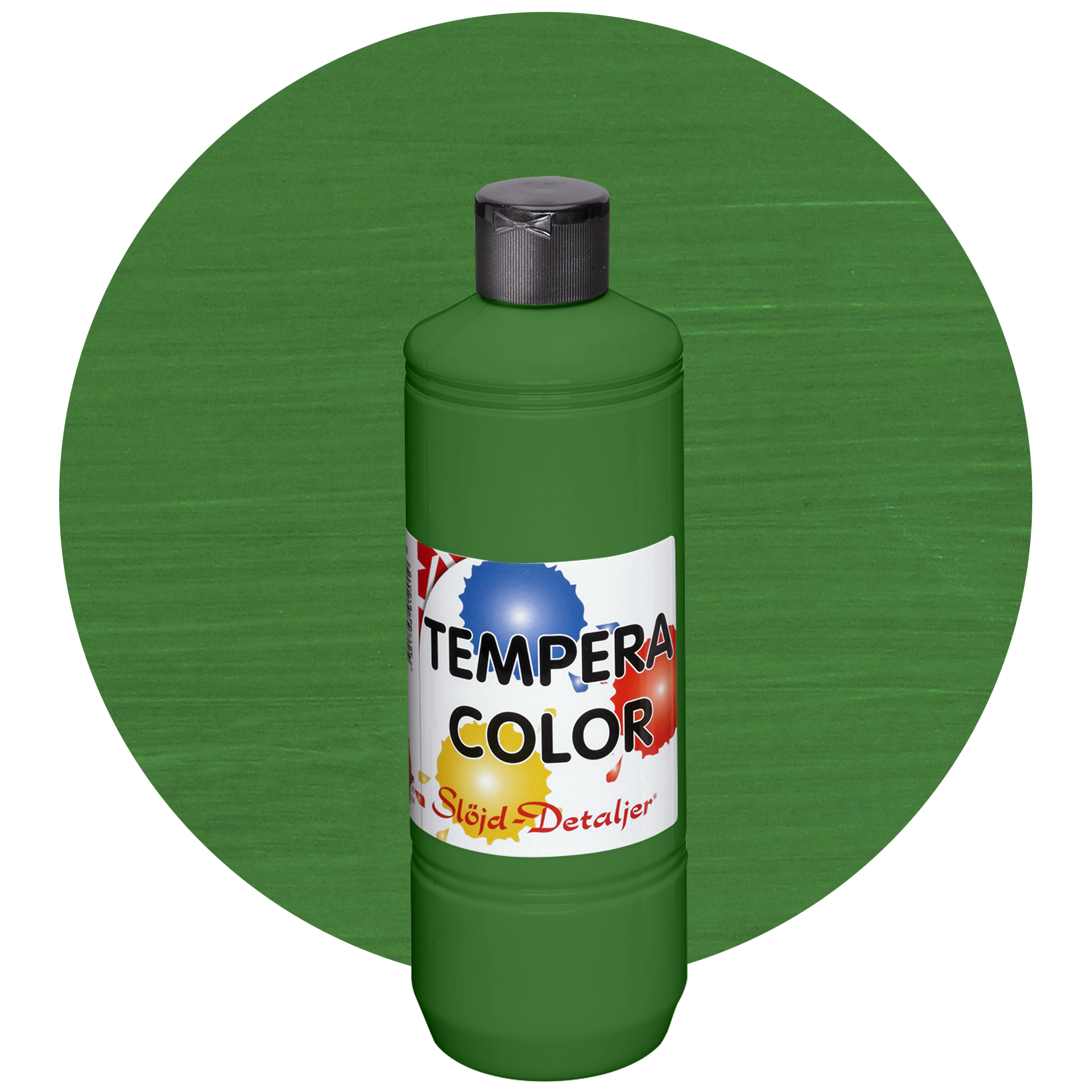 Tempera color, grønn