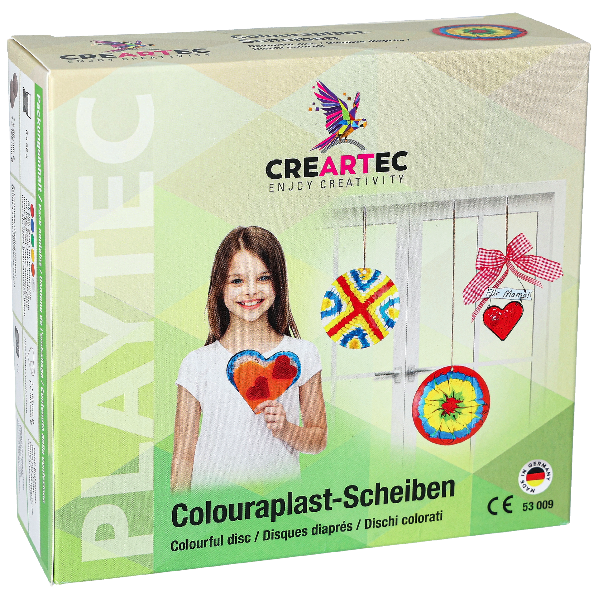 Colouraplast cirkel & hjärta