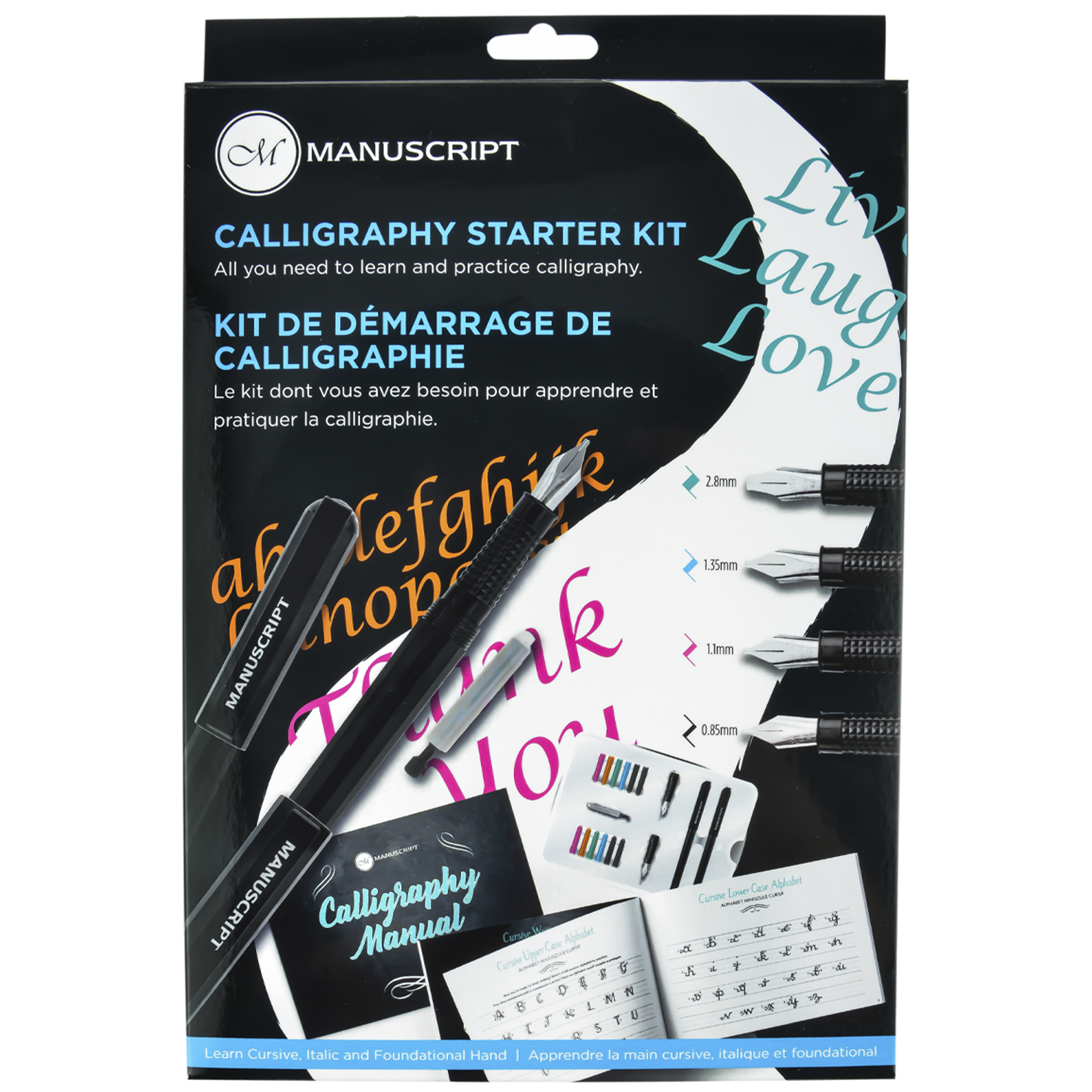 Manuscript Kalligrafi aloittelijapakkaus