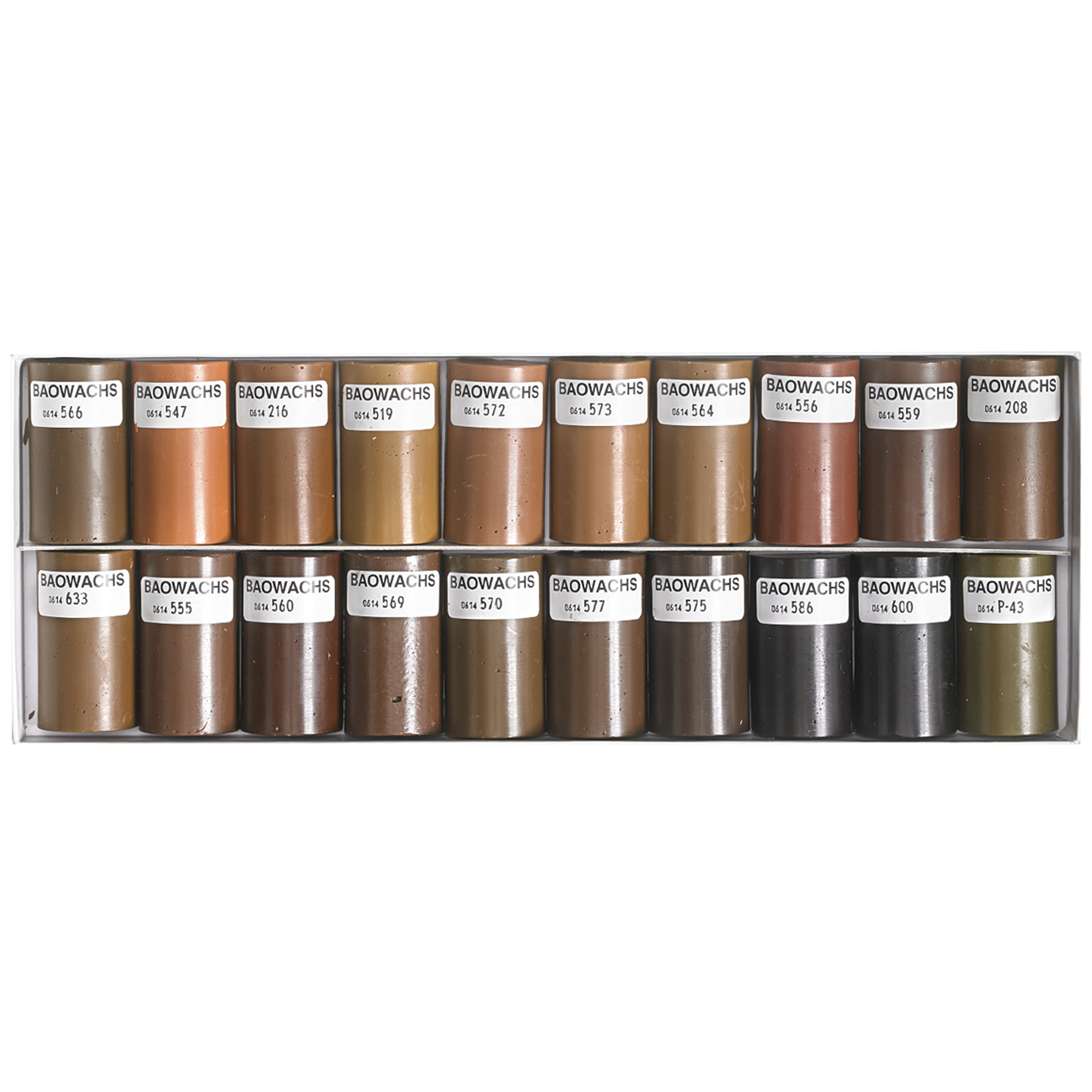 Reparasjonskitt, grunnsett, mørke kulører