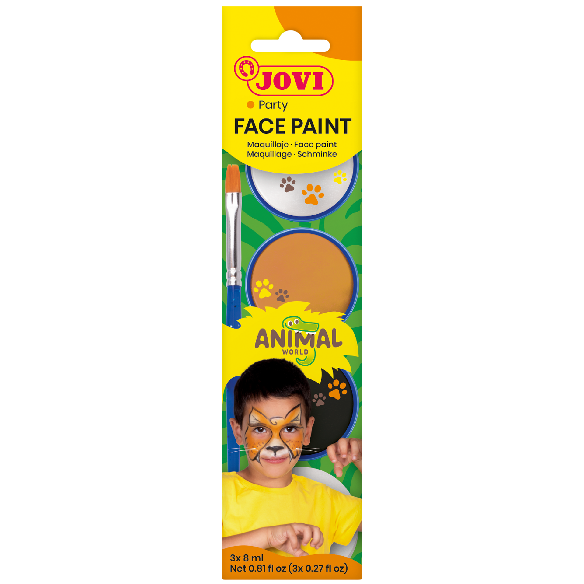 Jovi Ansigtsmaling, animals