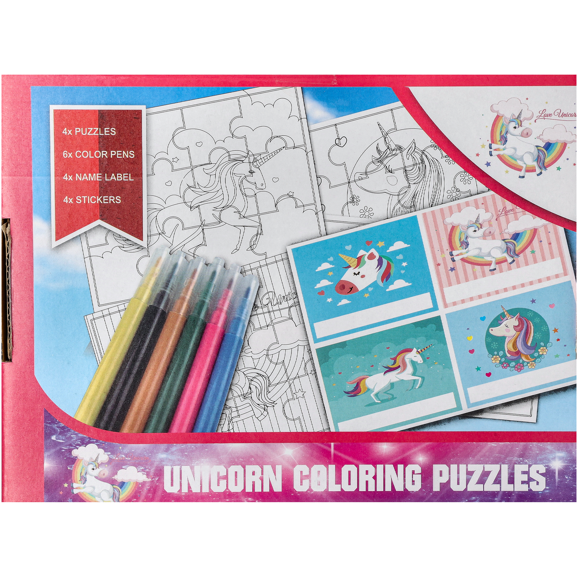 Pussel att färglägga