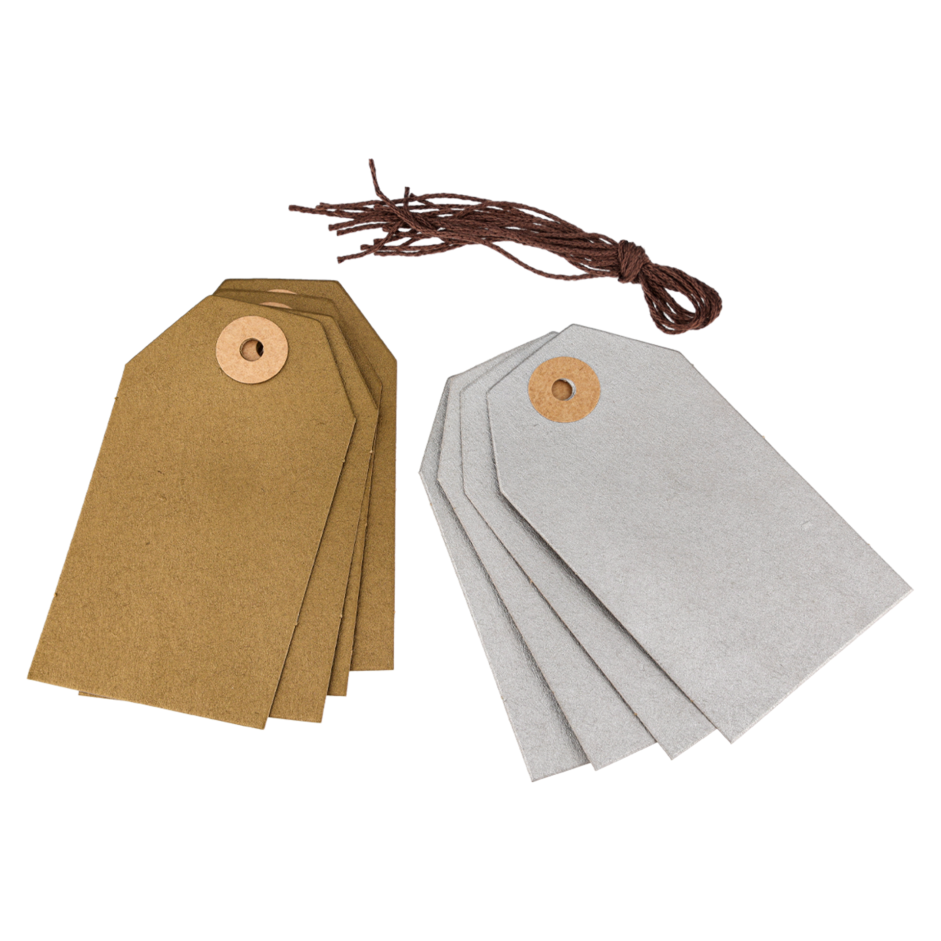 Manillamærker pakke med 8 stk, guld/sølv