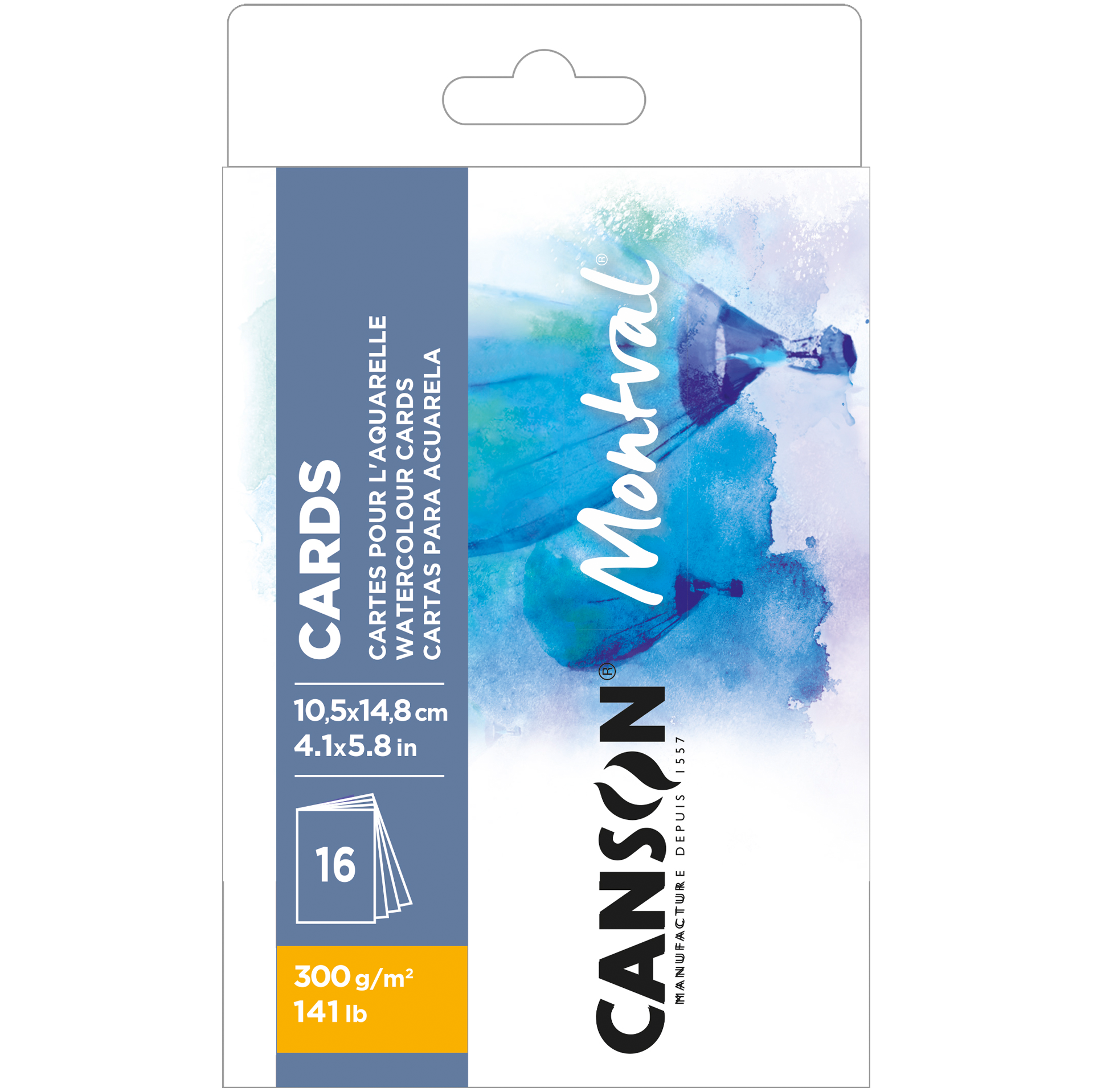 Akvarelliarkit Montval postikortti