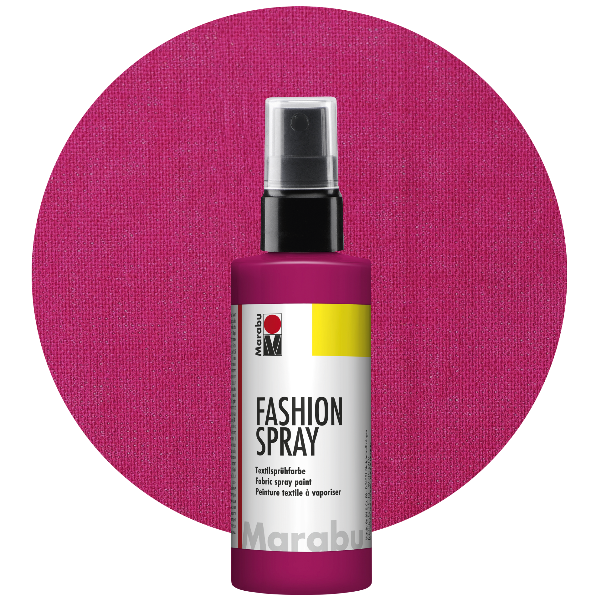 Sprayfärg textil, hallon