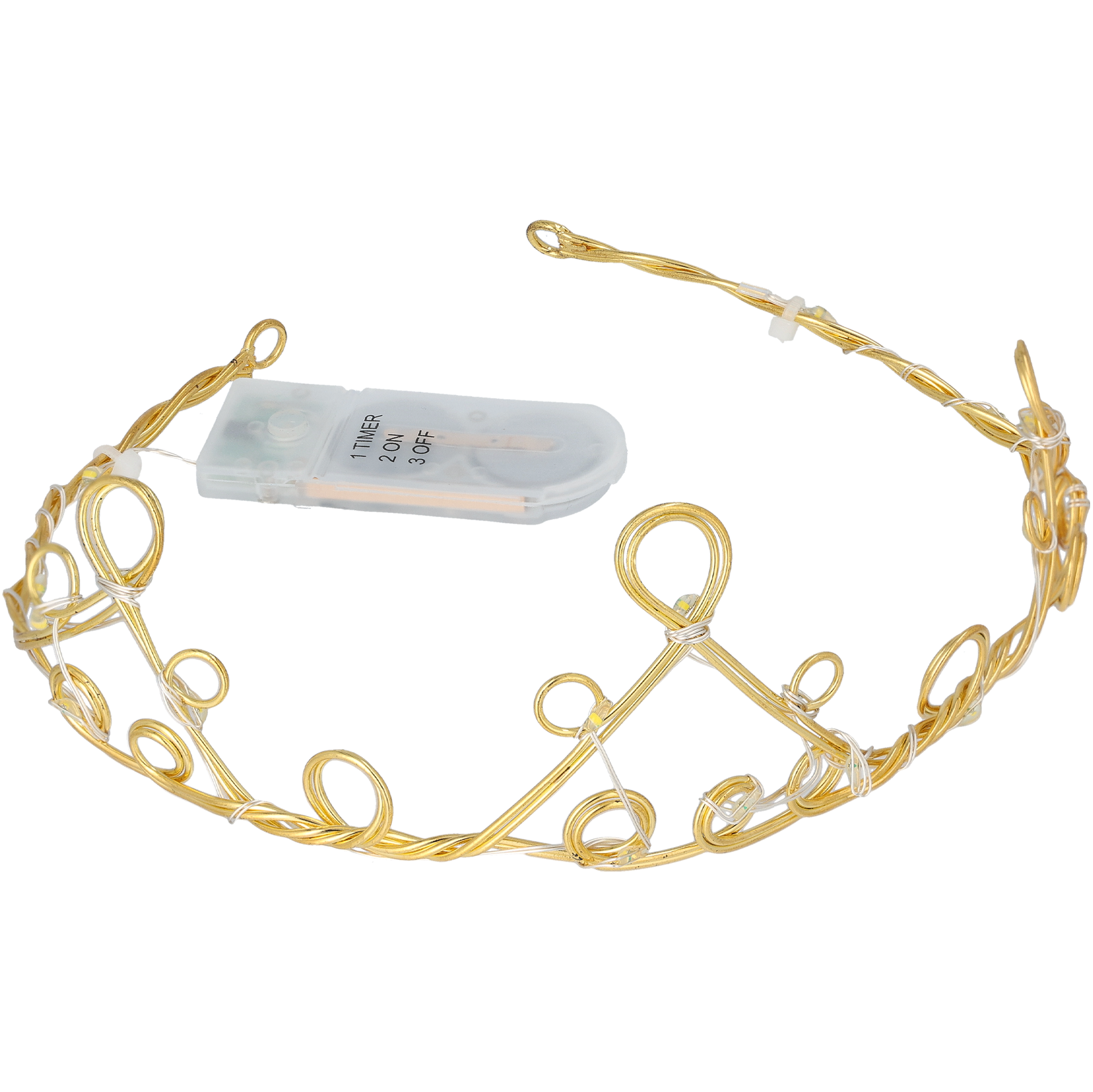 Diadem med ljusslinga