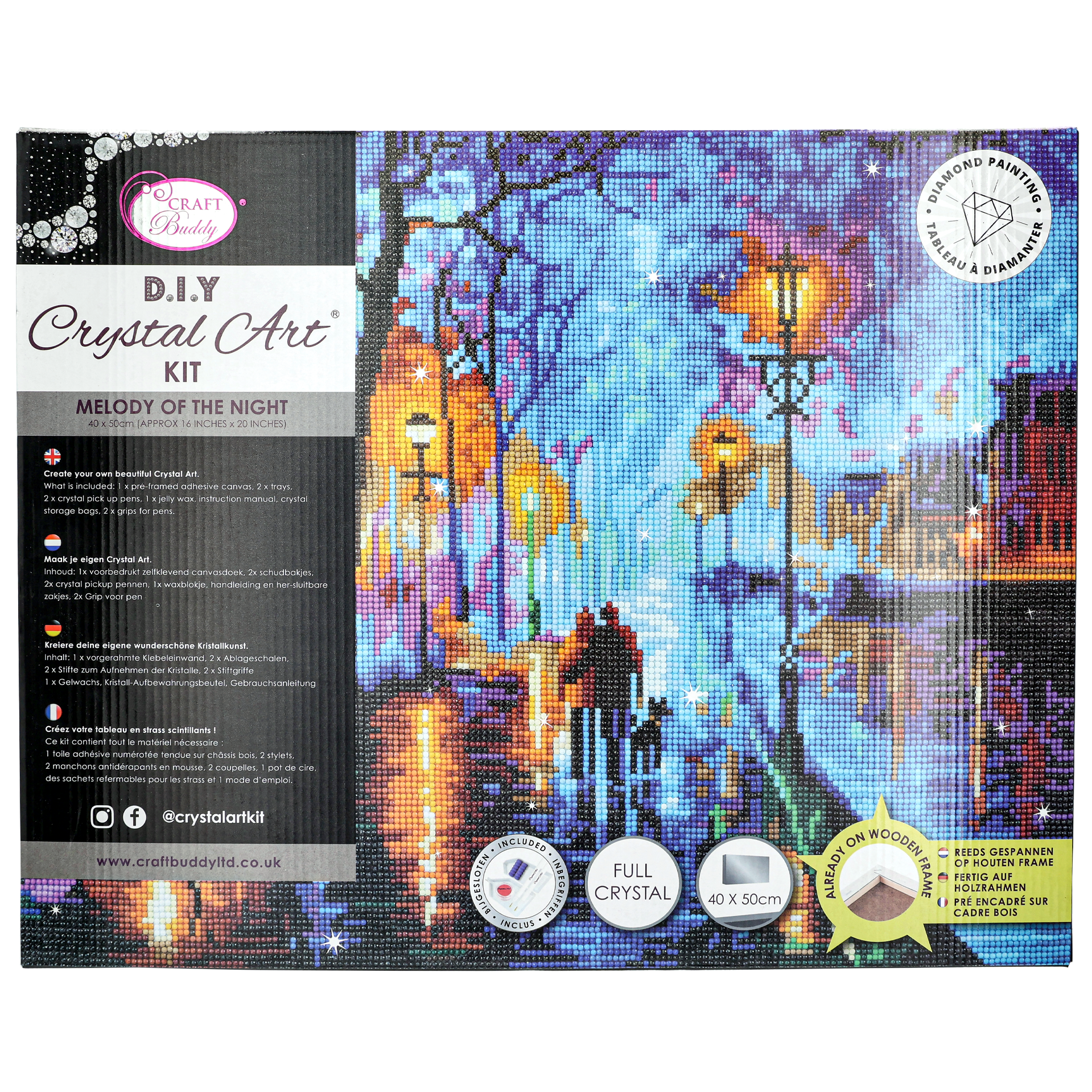 Diamond painting Kits Canvas Melody of the night