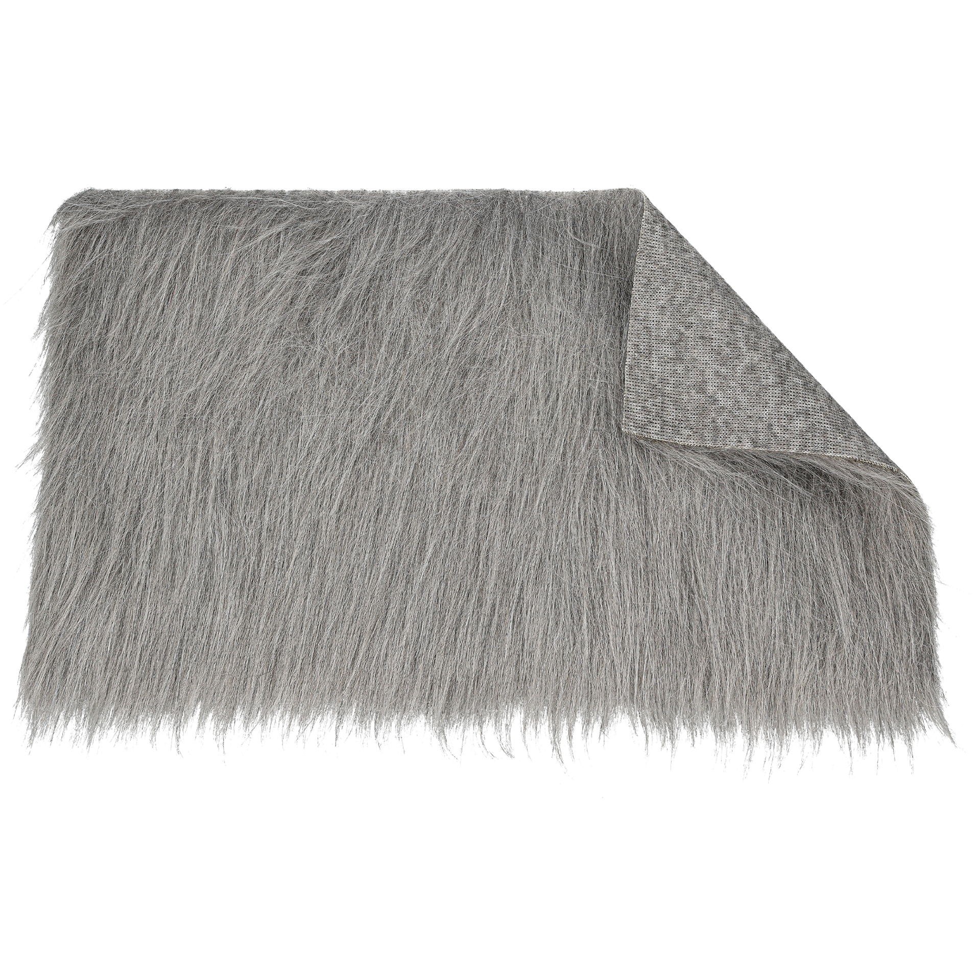 Imiteret pels, grå