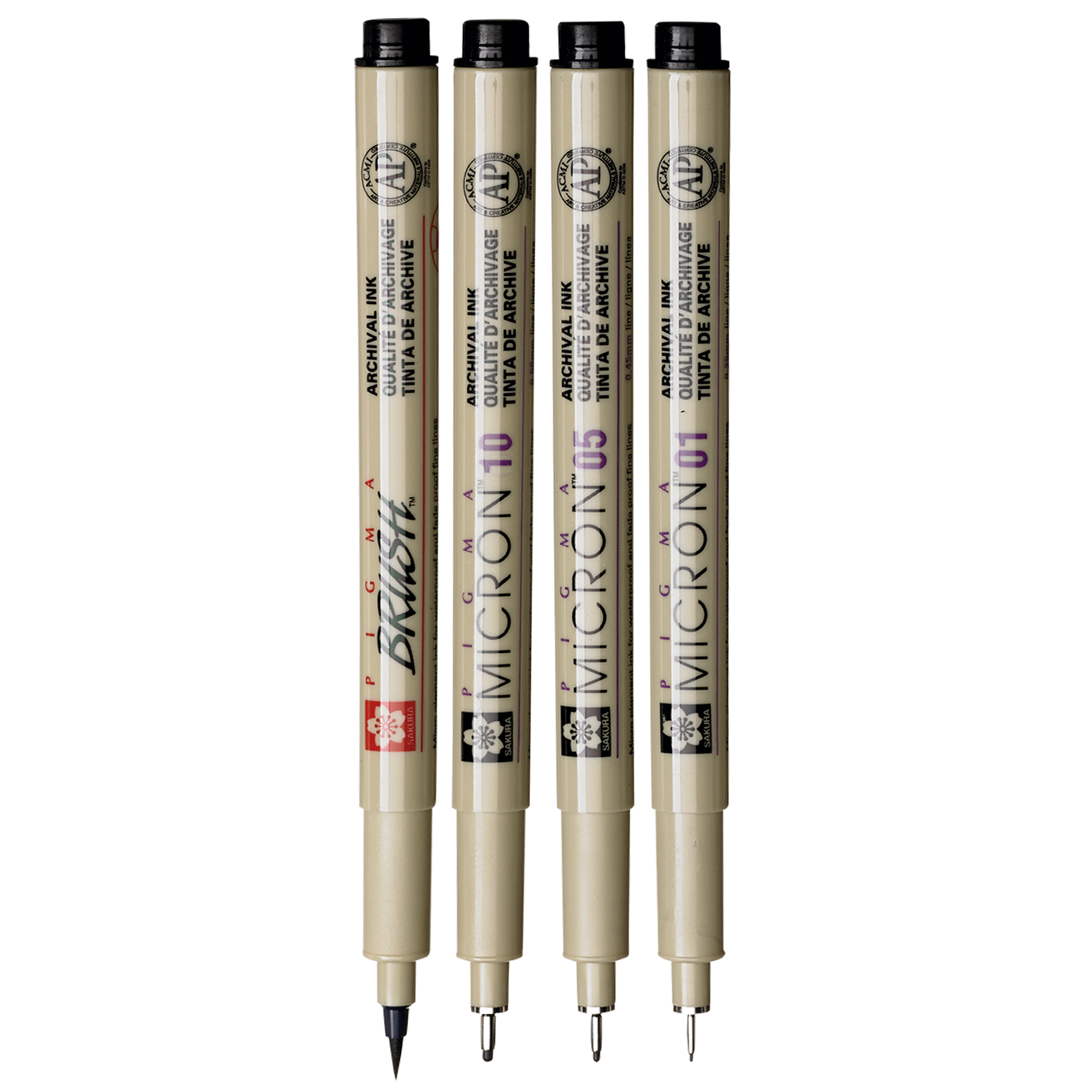 Sakura Pigma Micron setti gray