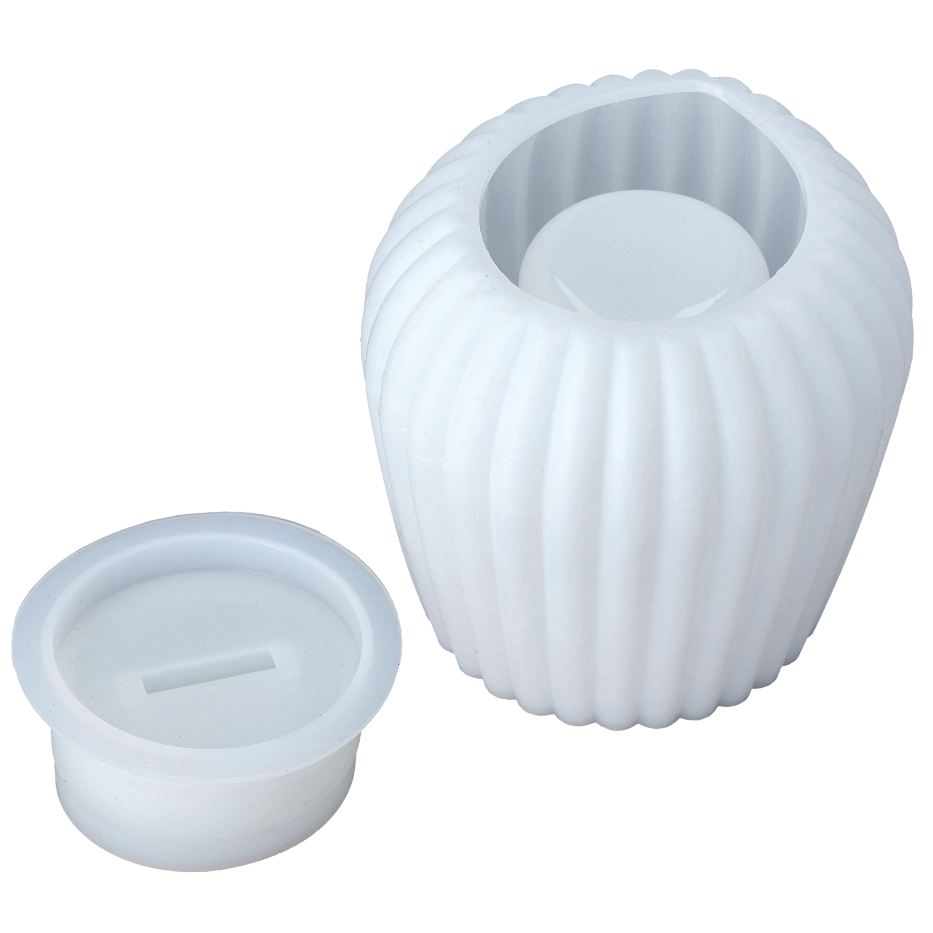 Silikoneform æske med låg