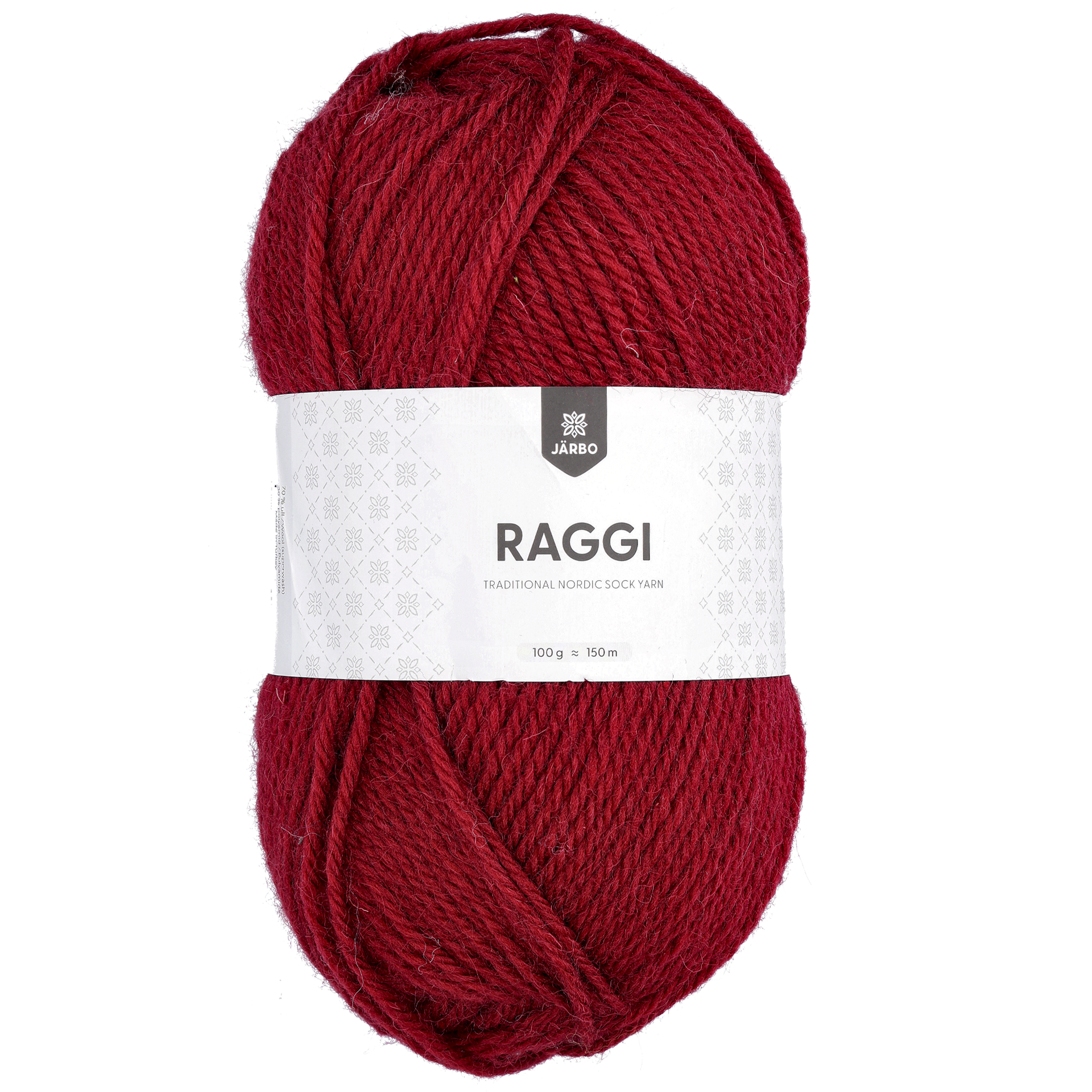 Raggi sukkalanka, viininpunainen