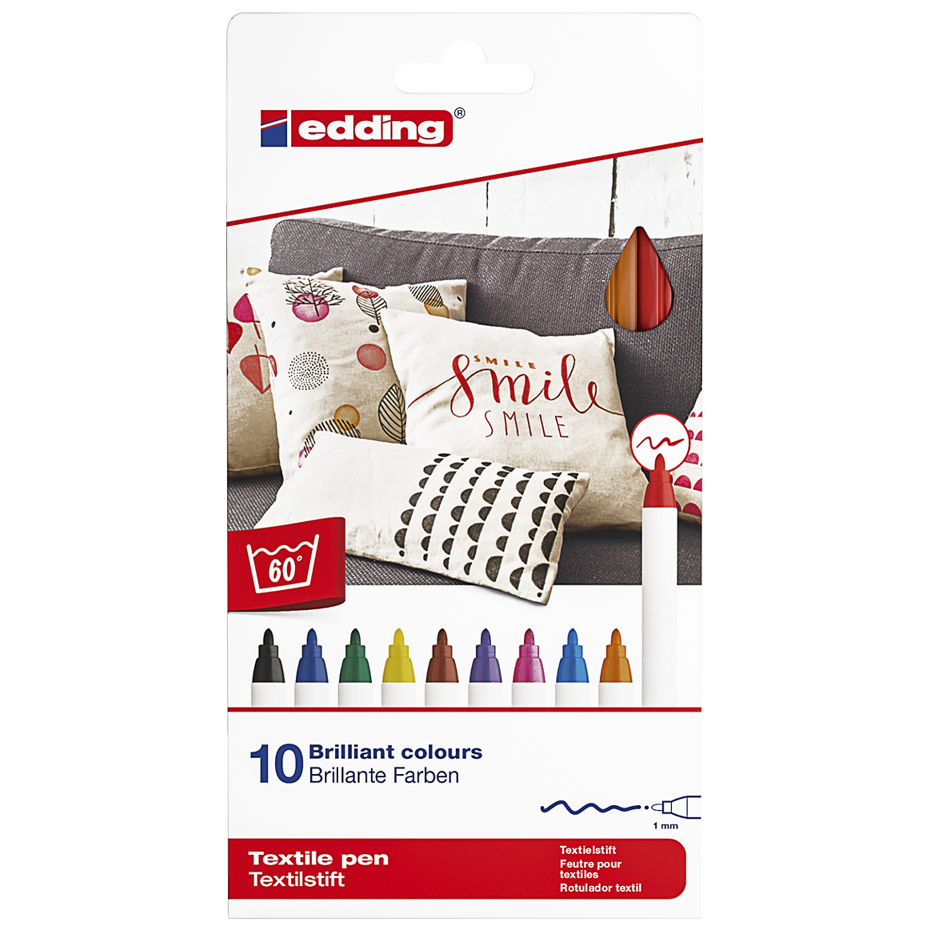 Textilmarker Edding 4600, basic