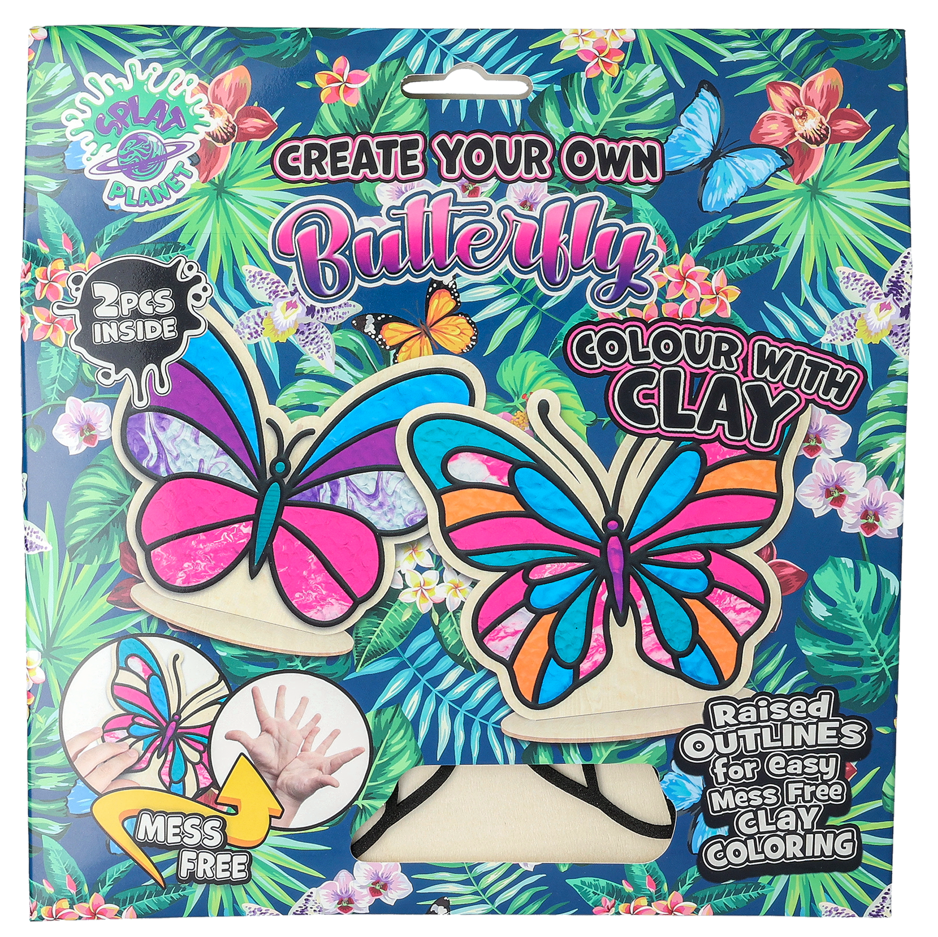 Måla med Lera, Butterflies