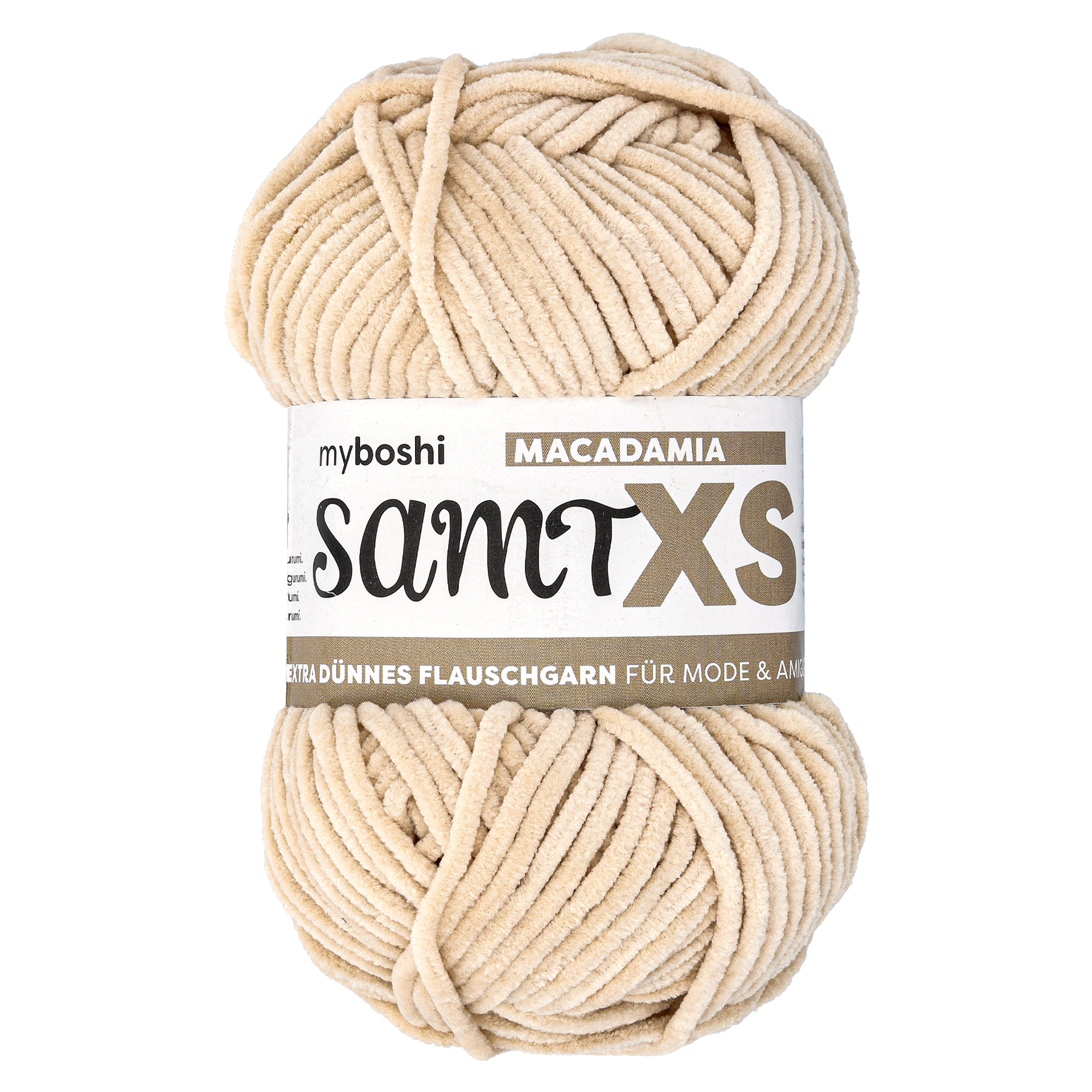 SAMT XS fløjlgarn, macadamia