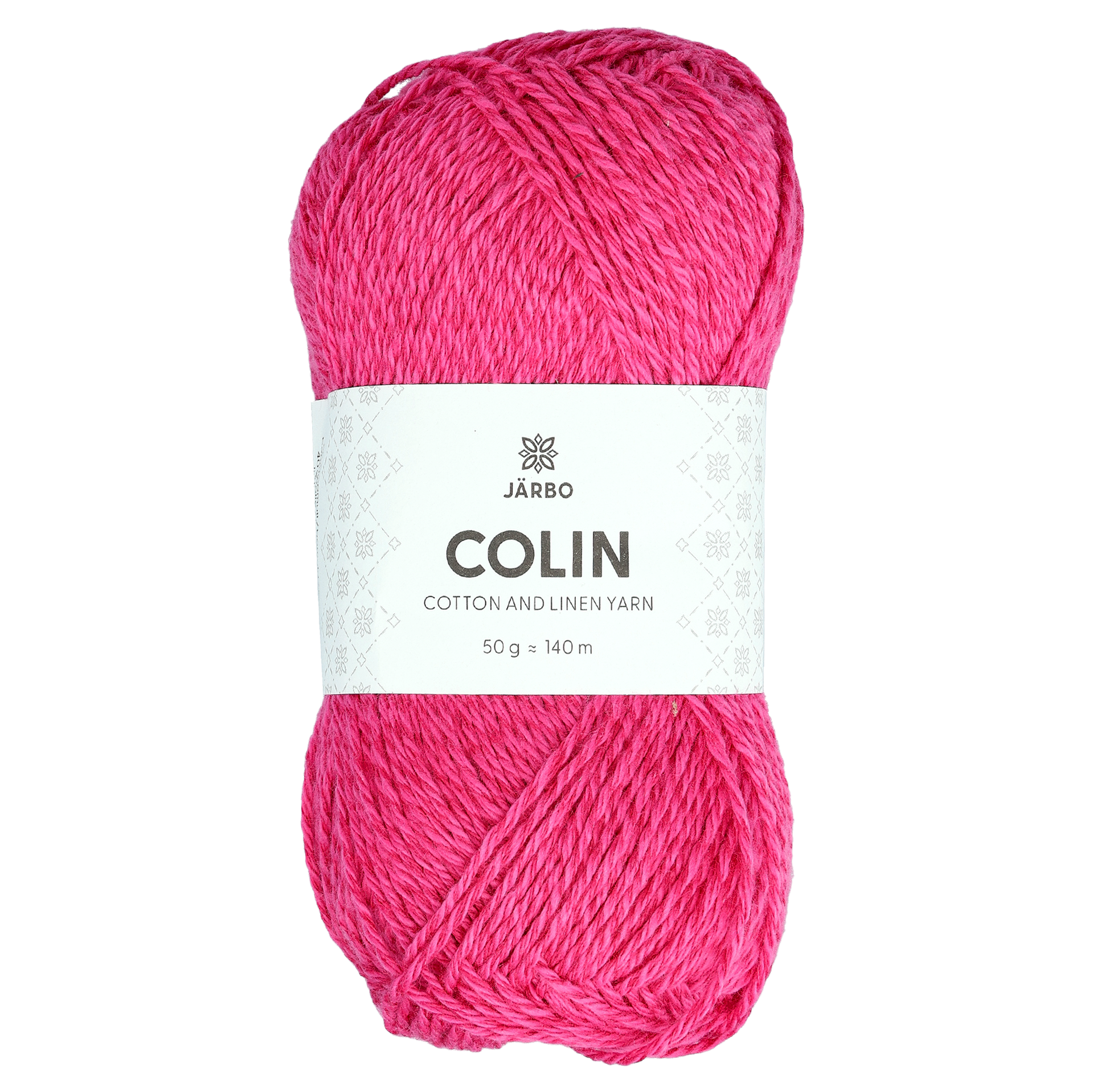 Colin puuvilla/pellavalanka, pink bite