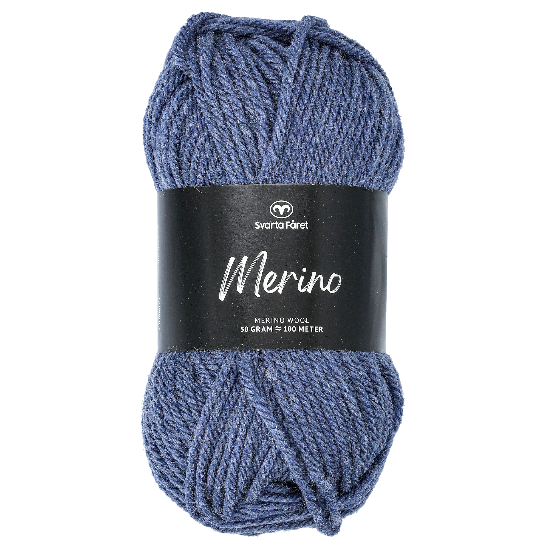 Svarta Fåret Merino uldgarn, stonewash denim