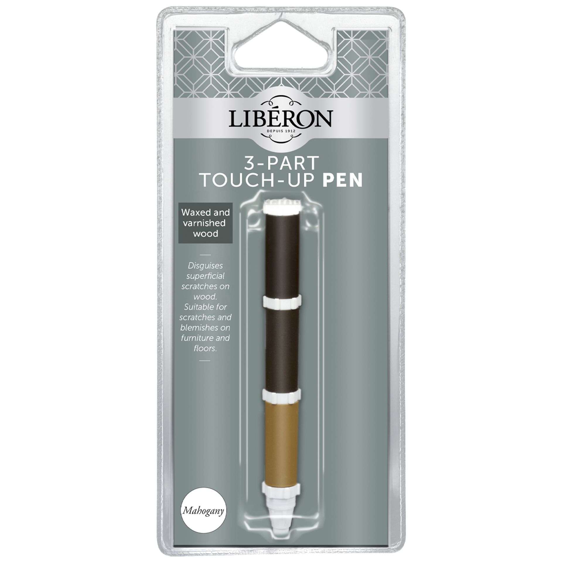 Liberon Møbelretoucherpenne, mahognibrun