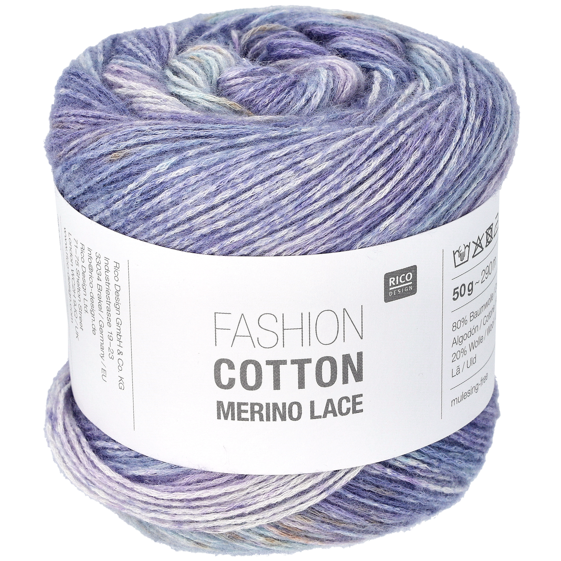 Fashion cotton merino lace, skyline