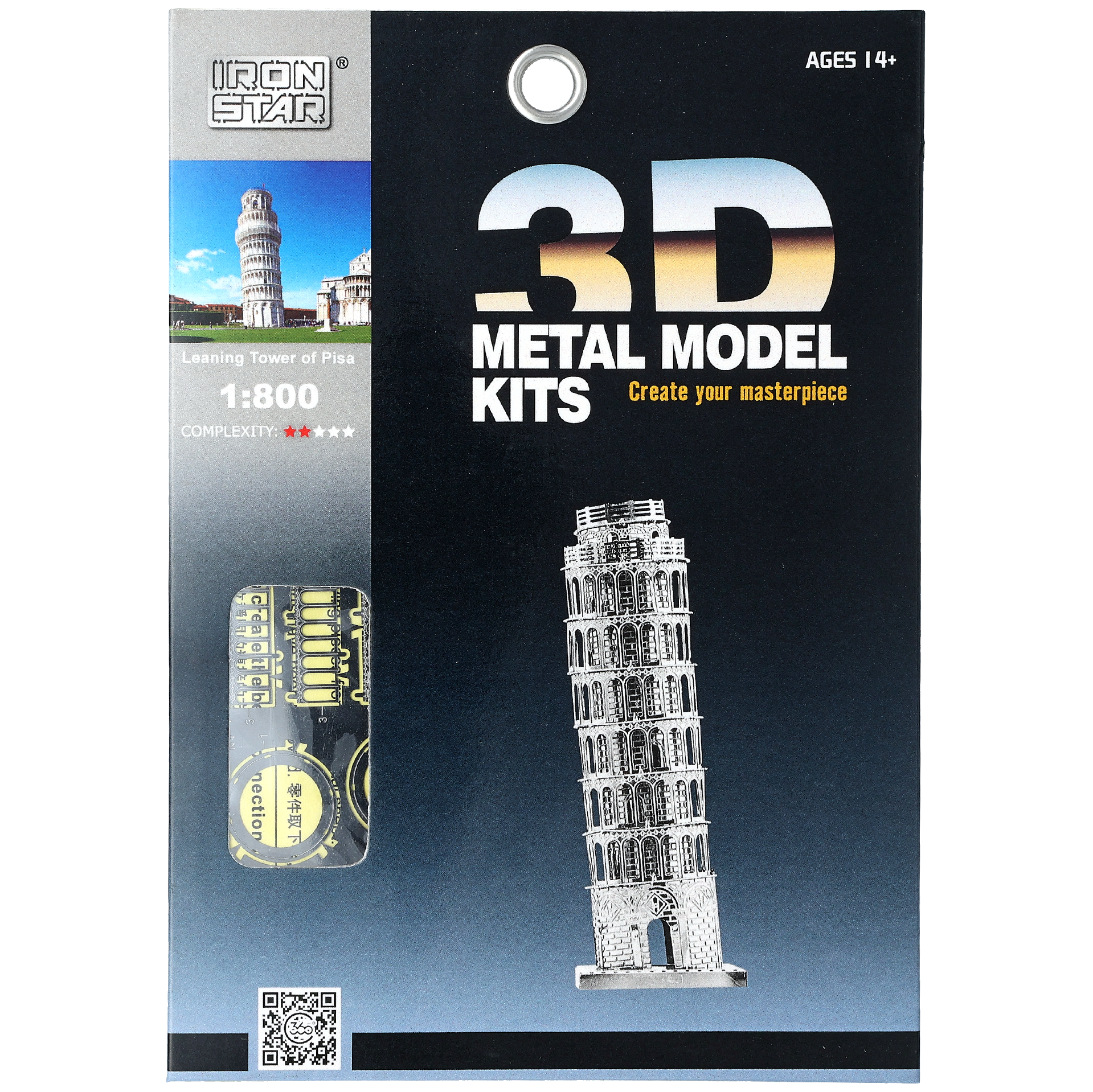 DIY Byggnader i metall, Lutande tornet i Pisa