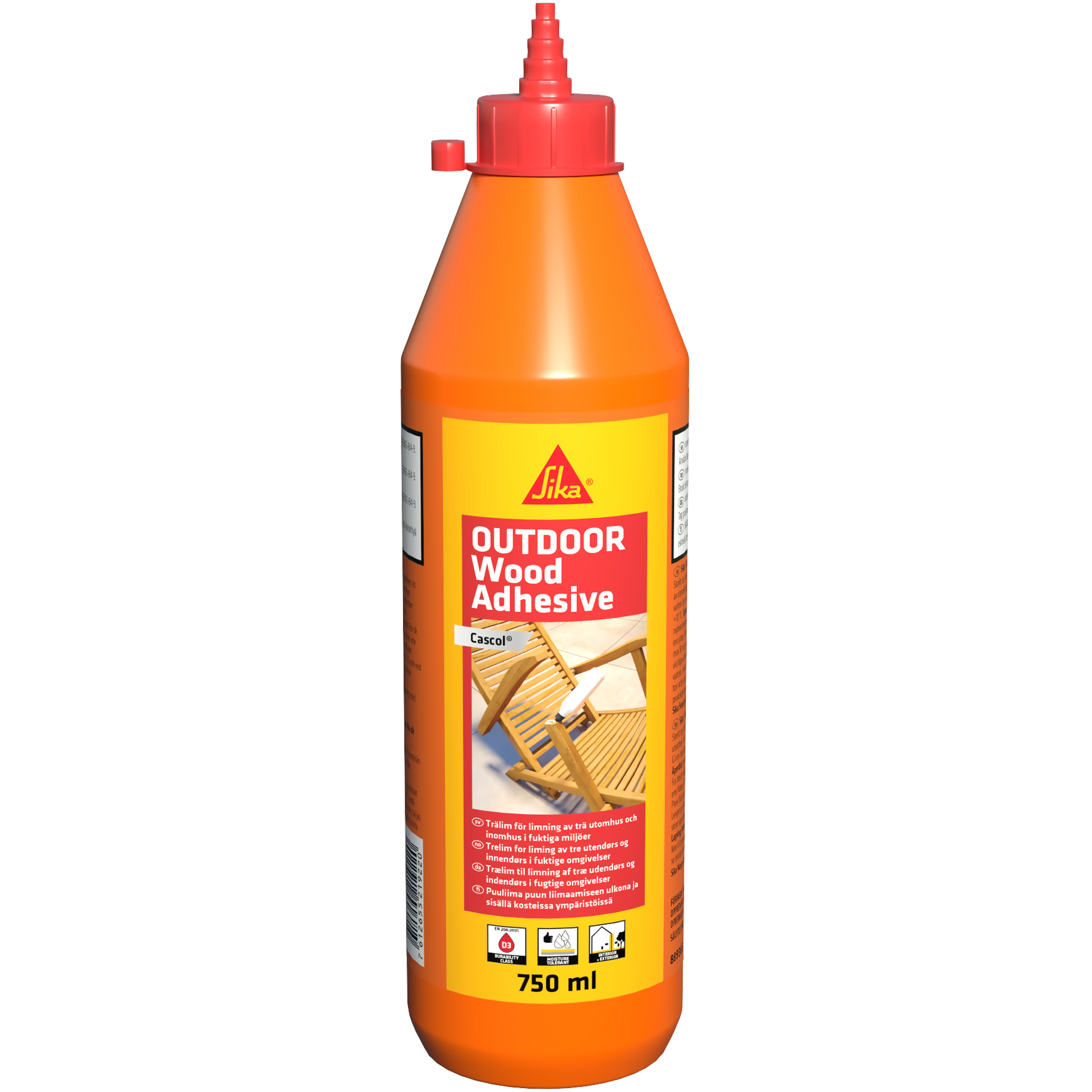 Cascol Trälim ute 750 ml