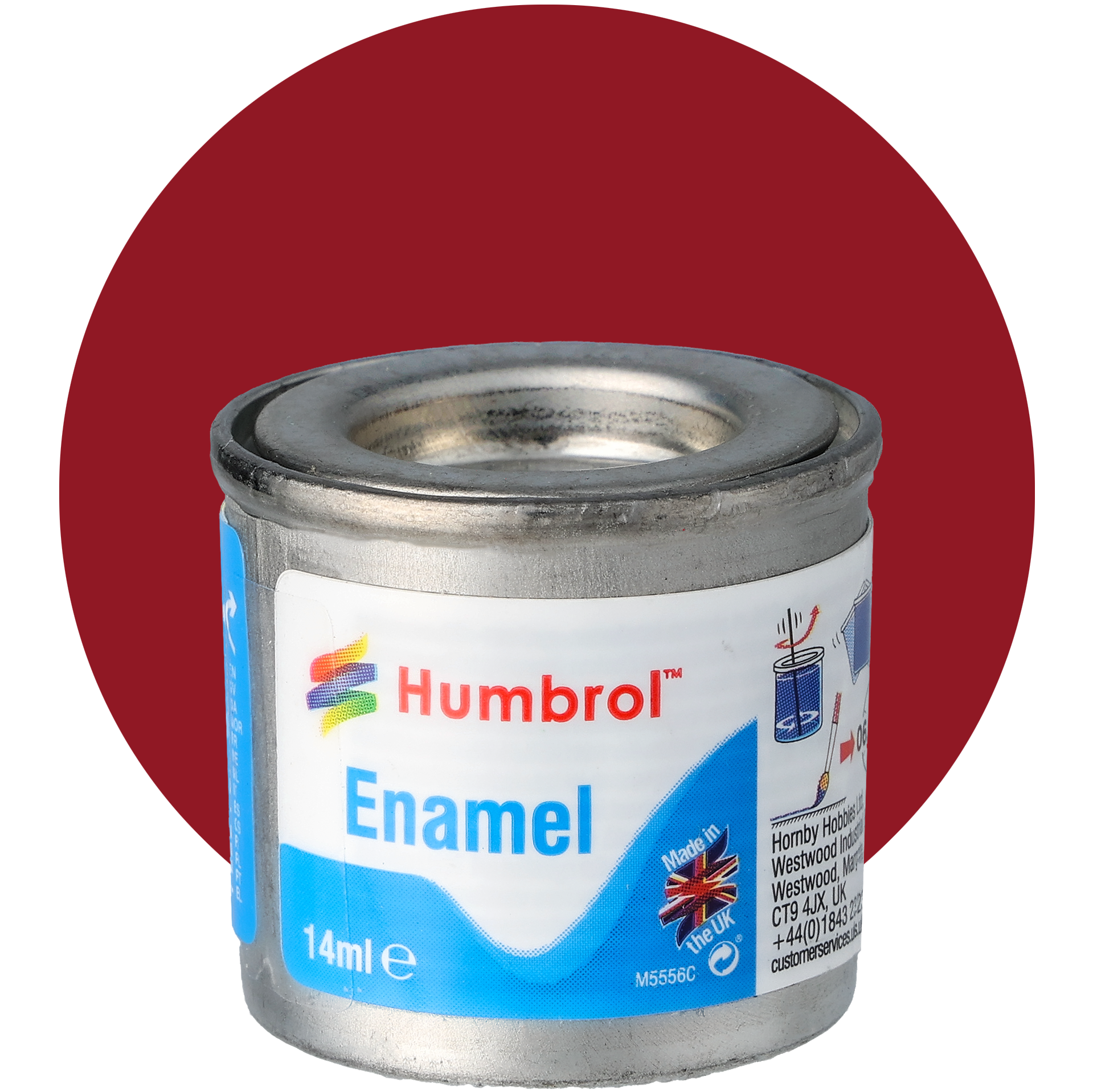 Humbrol Crimson Gloss No 20