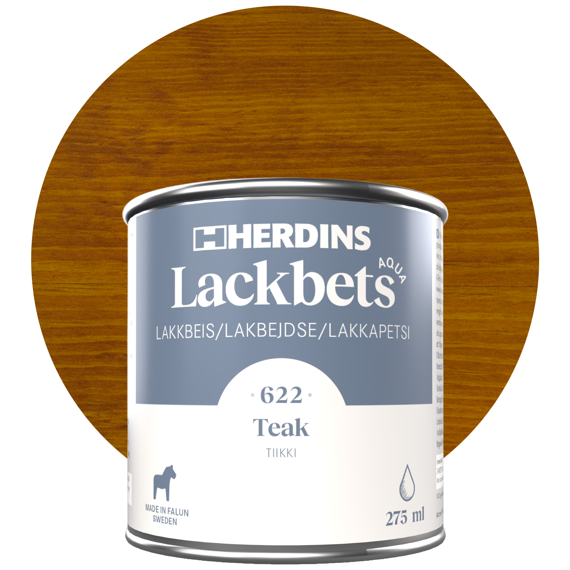 Herdins Lakkapetsi Aqua, tiikki