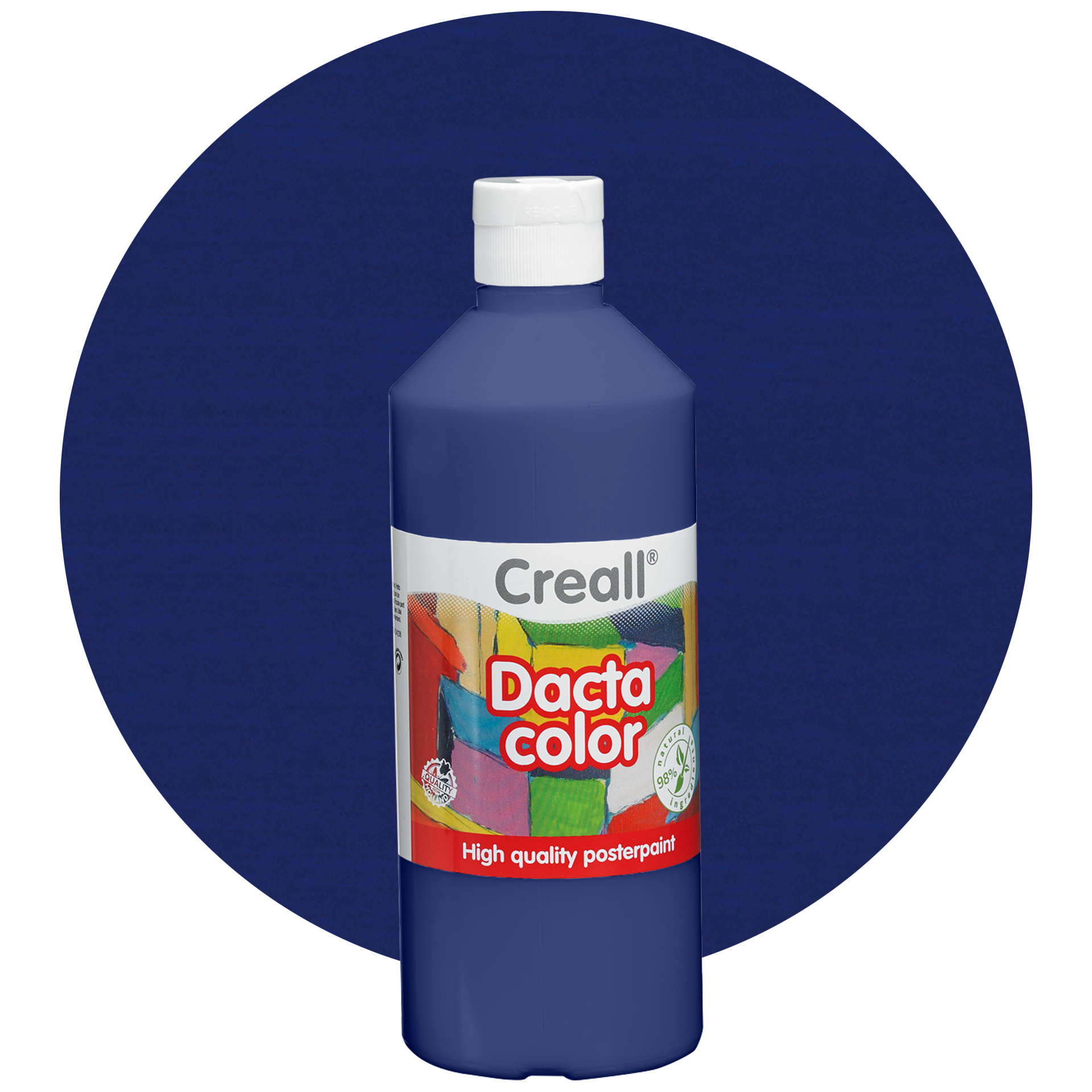 Temperamaling, kongeblå