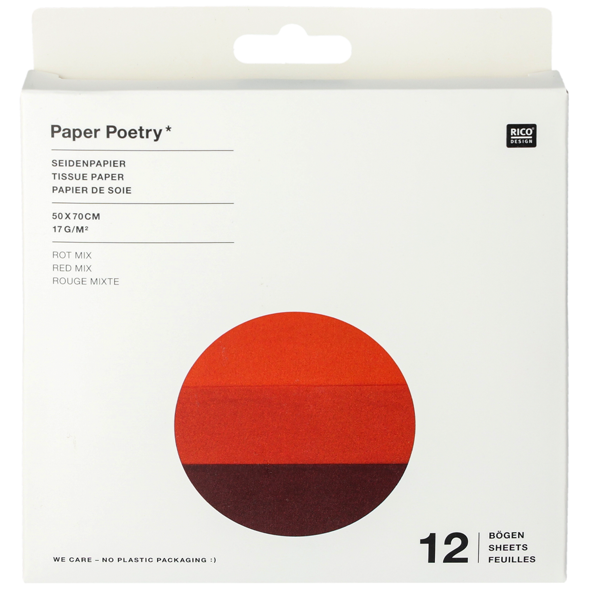 Silkkipaperi, punaiset sävyt