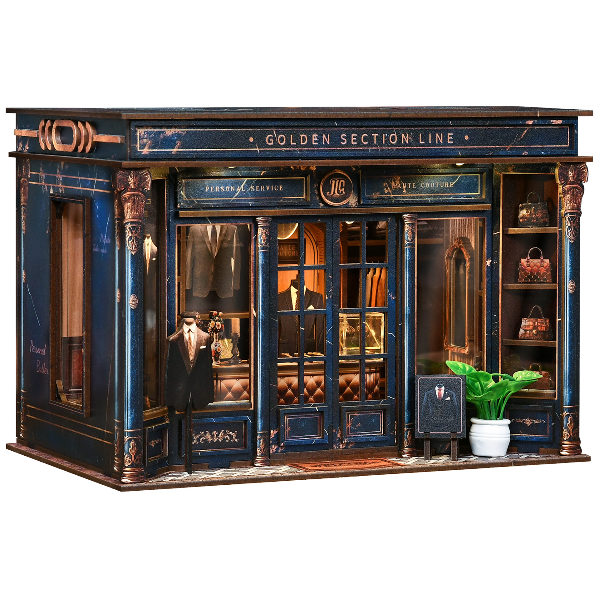 DIY Book Nook Golden selection