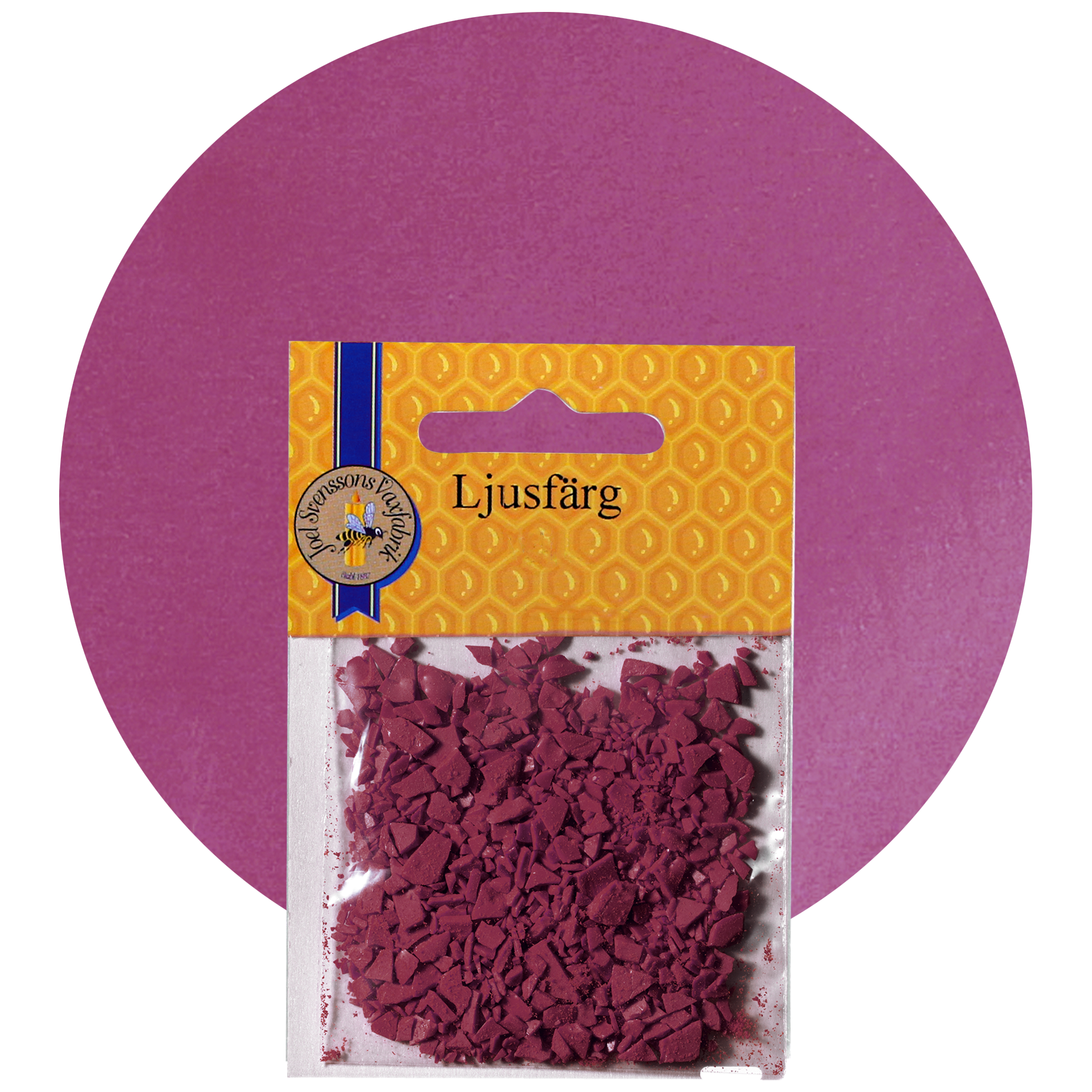 Farvepigment, mørk rosa