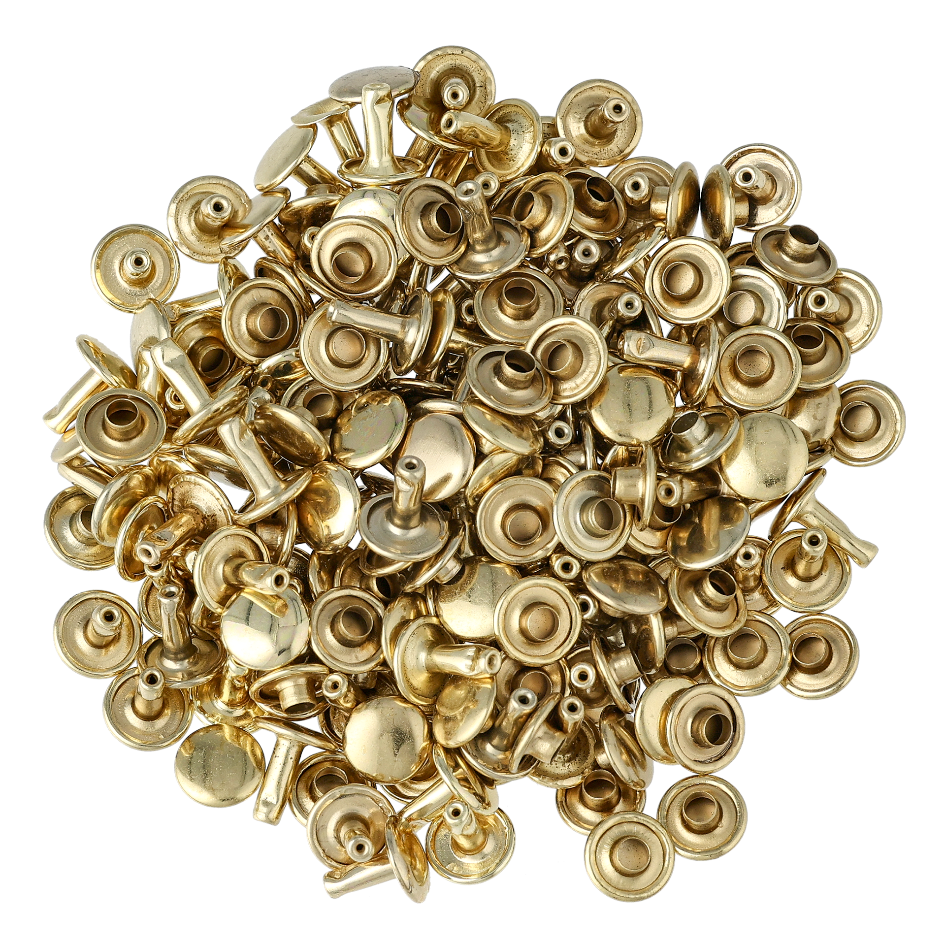 Dubbelnit liksidig, mässing