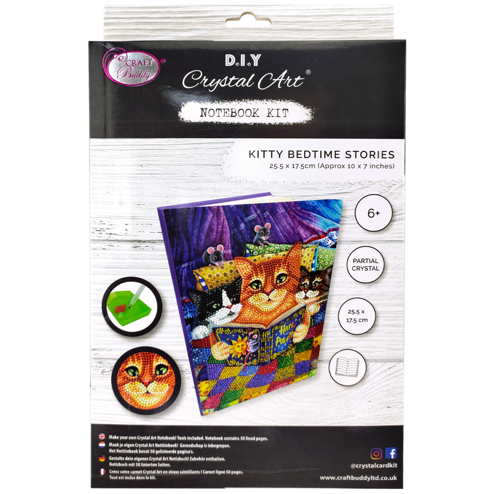 Crystal Art Notebook kattekilling