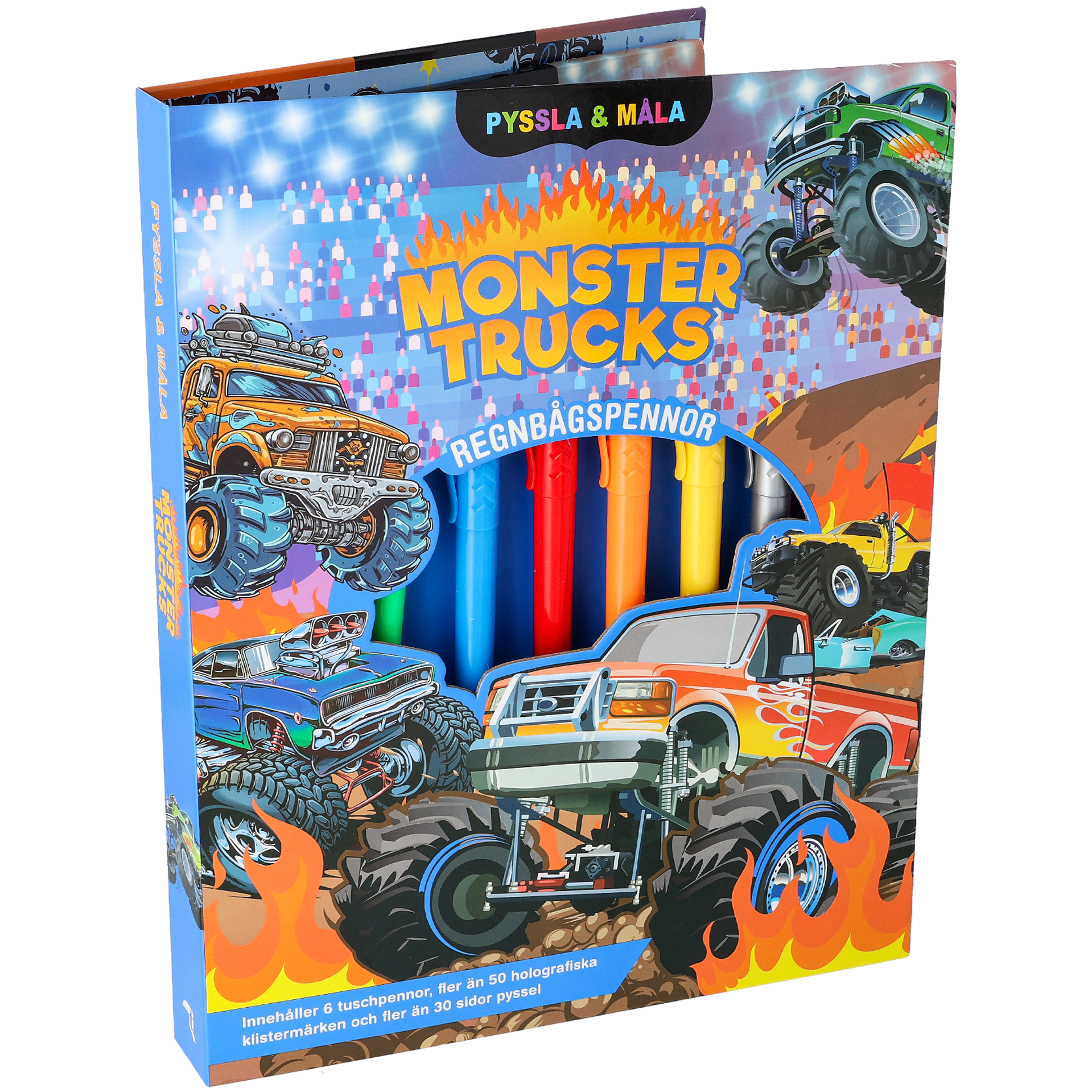 Pyssla och måla Monstertrucks