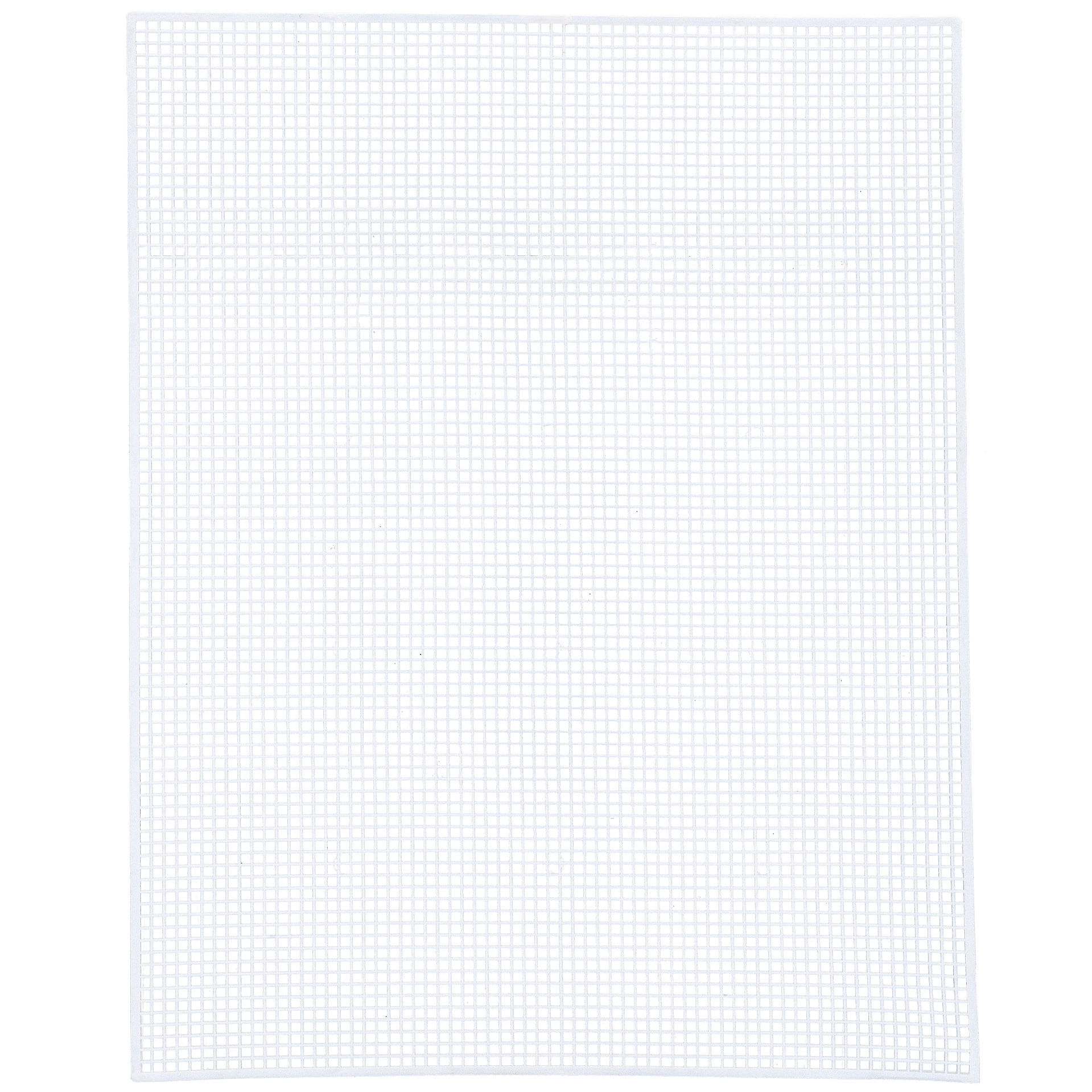 Plastic canvas, hvid