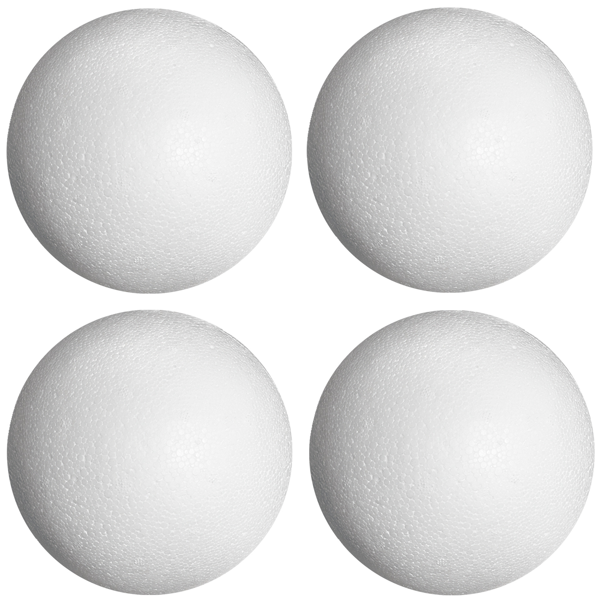 Styroporkugle, 100 mm